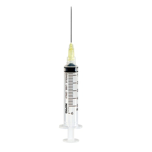 3mL Luer Slip with Needle 20G x 1"
