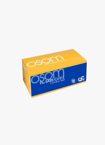 Respiratory Test Kit OSOM® Flu A + B / SARS-CoV-2 Combo 25 Tests/KIT, 10 Min Result