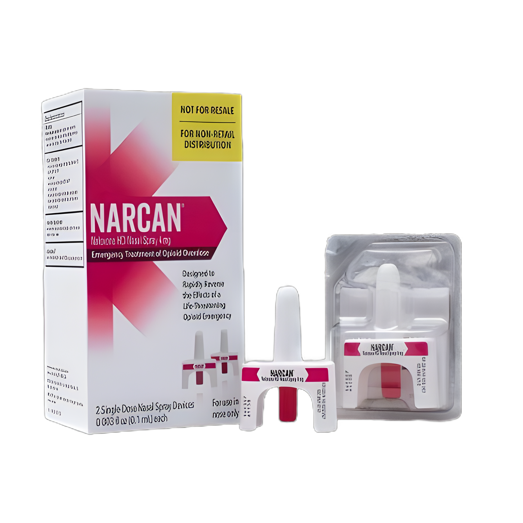 Narcan® Naloxone HCl 4 mg Spray Single-Dose Device 0.1 mL