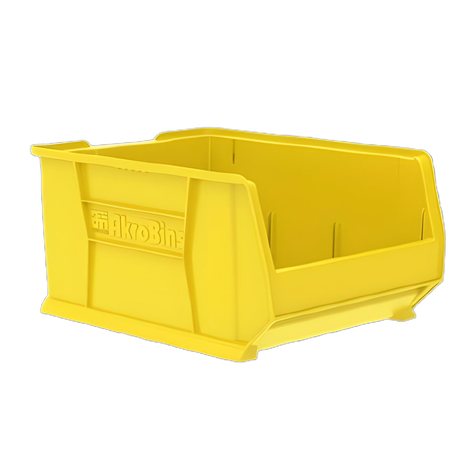 AkroBins Super-Size Storage Bin, Yellow Plastic, 12 x 18-1/4 x 23-7/8 Inch for Medical Supplies