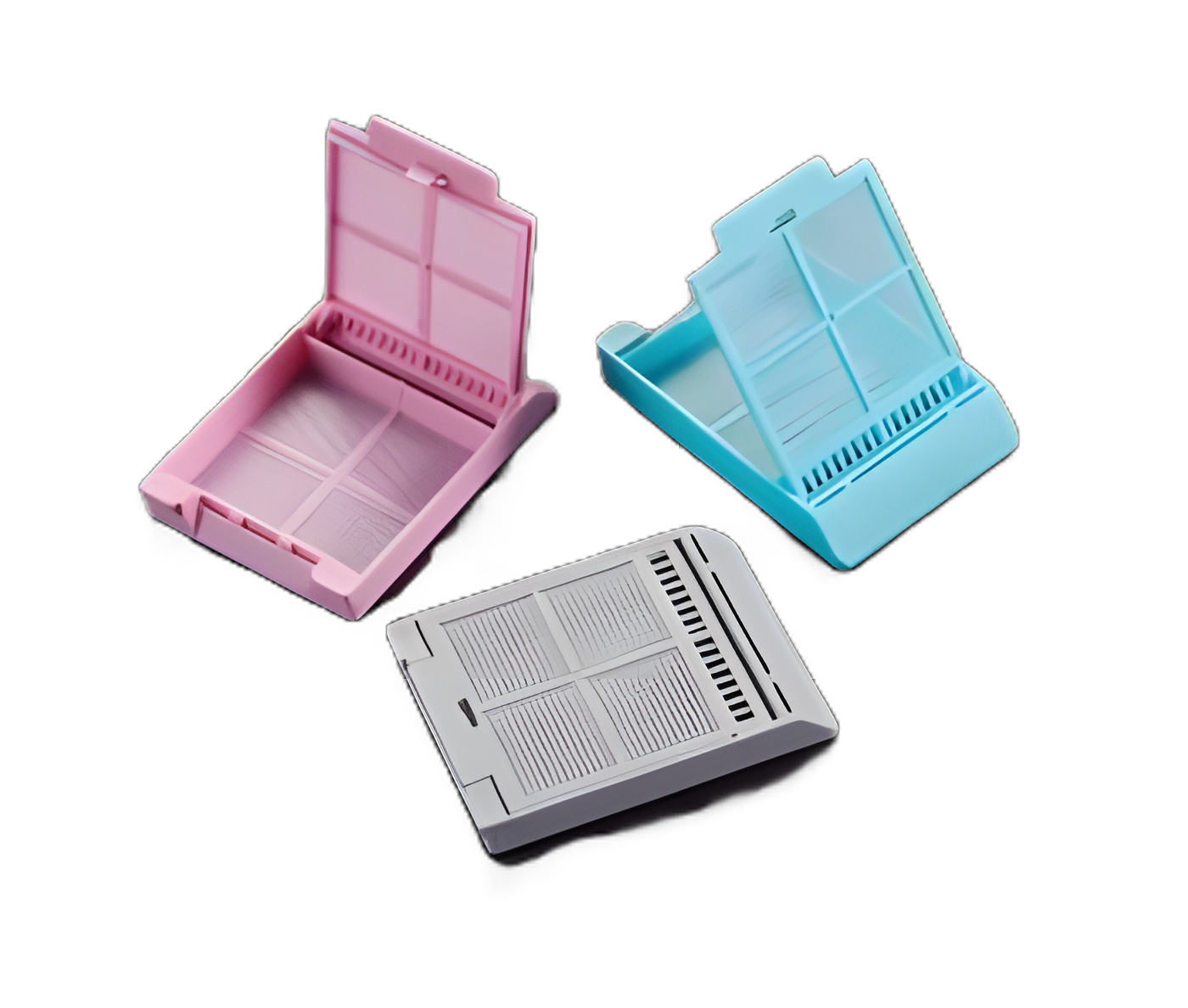 Micromesh™ Acetal White Biopsy Cassette with 1676 Square Openings