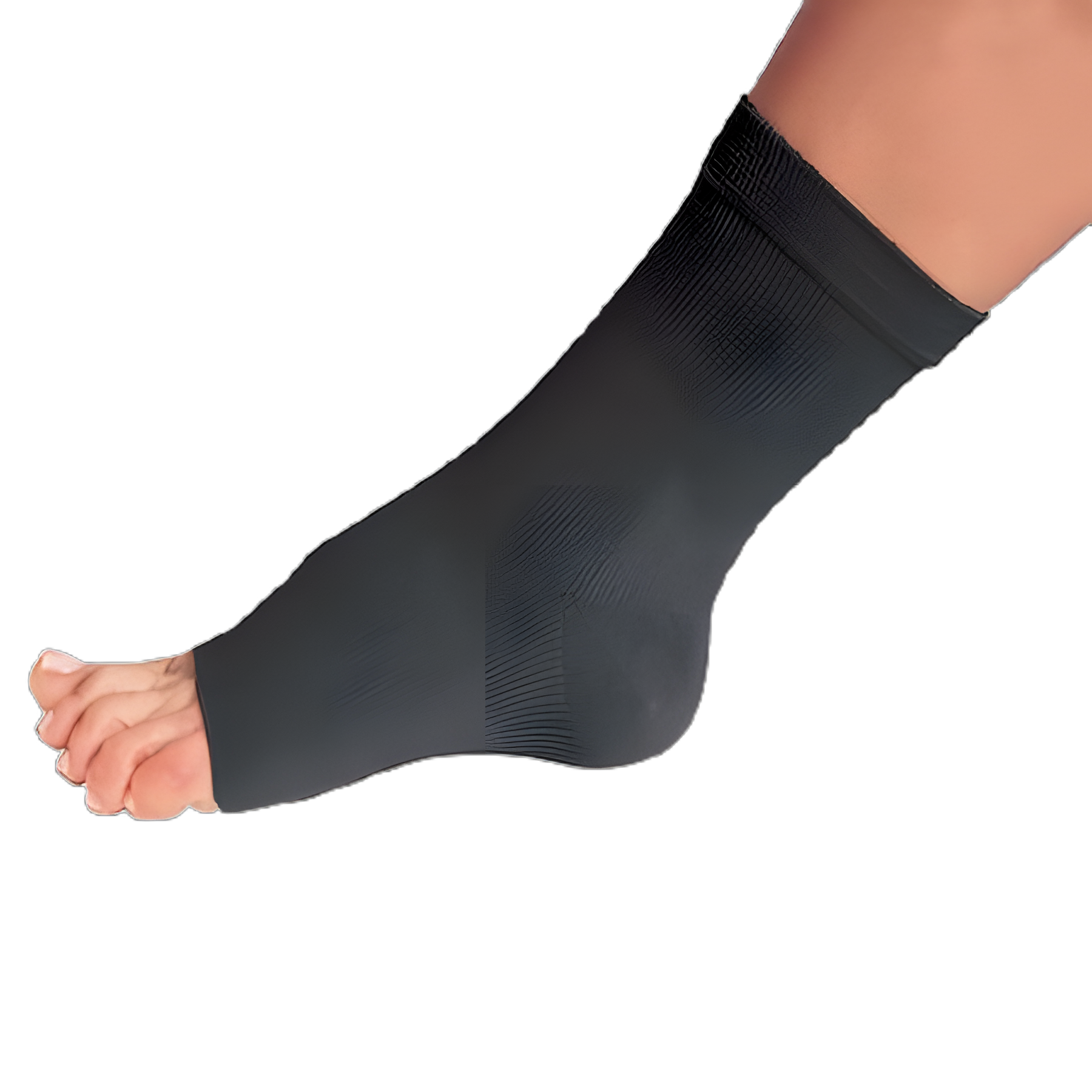 Pedi-Smart® Compression Sleeve for Ankle Support, Size 2 Black