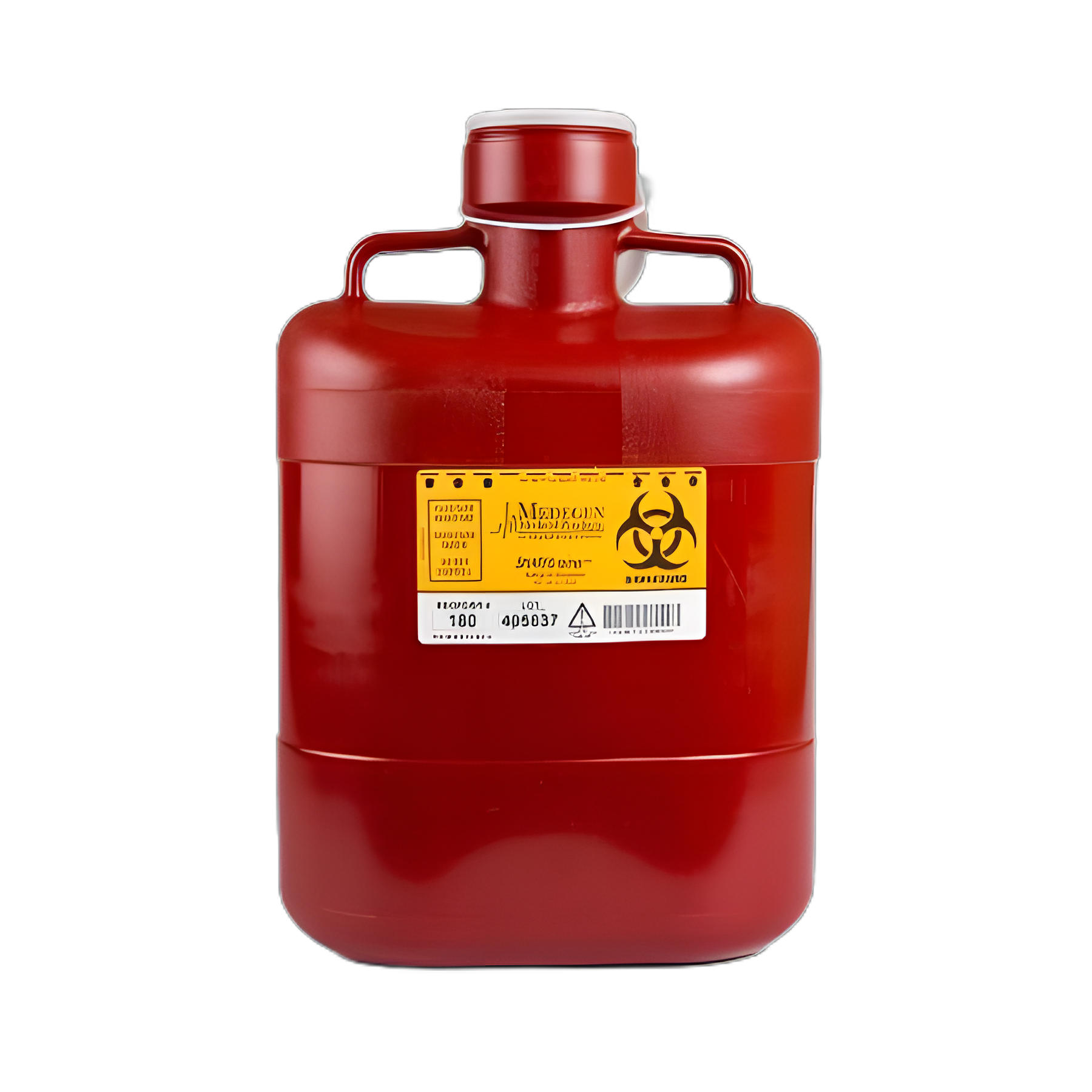 Sharps Container Sharps-Tainer® Red Base 15 H X 10 W X 6 D Inch Vertical Entry 2.5 Gallon