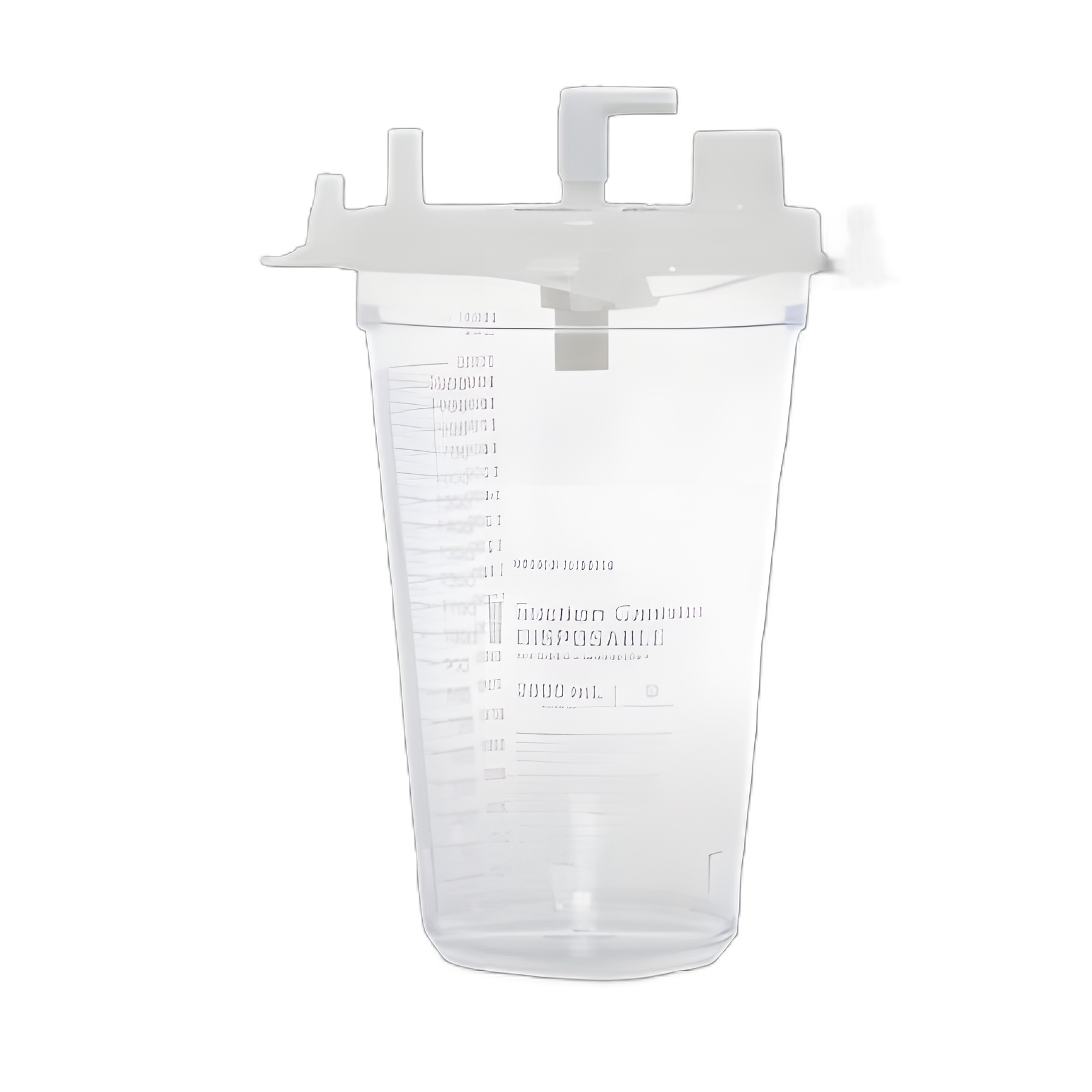 McKesson 2000 mL Suction Canister with Pour Lid for Medical Waste