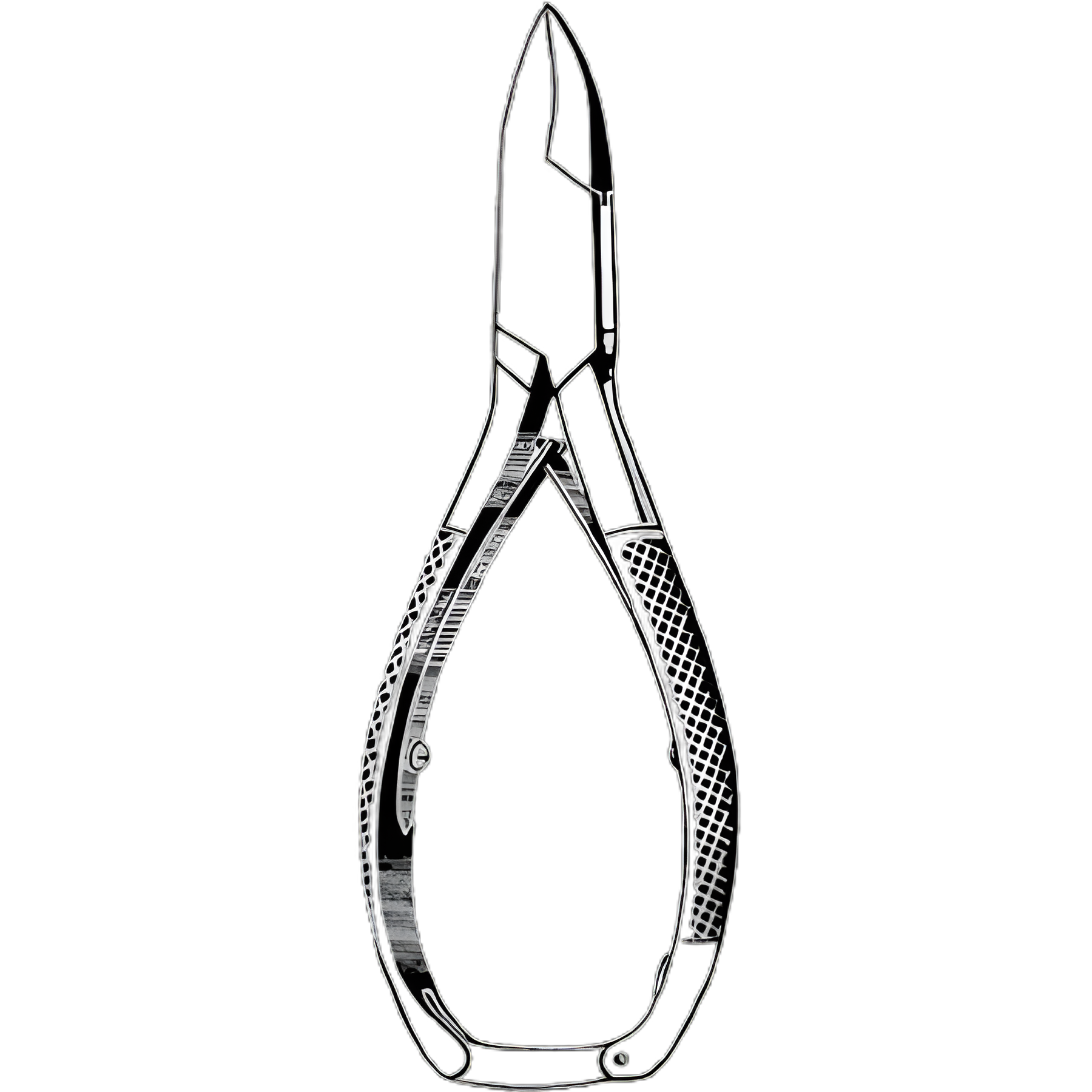 Nail Nipper Concave Jaw 5-1/2 Inch Length Stainless Steel - 98-483