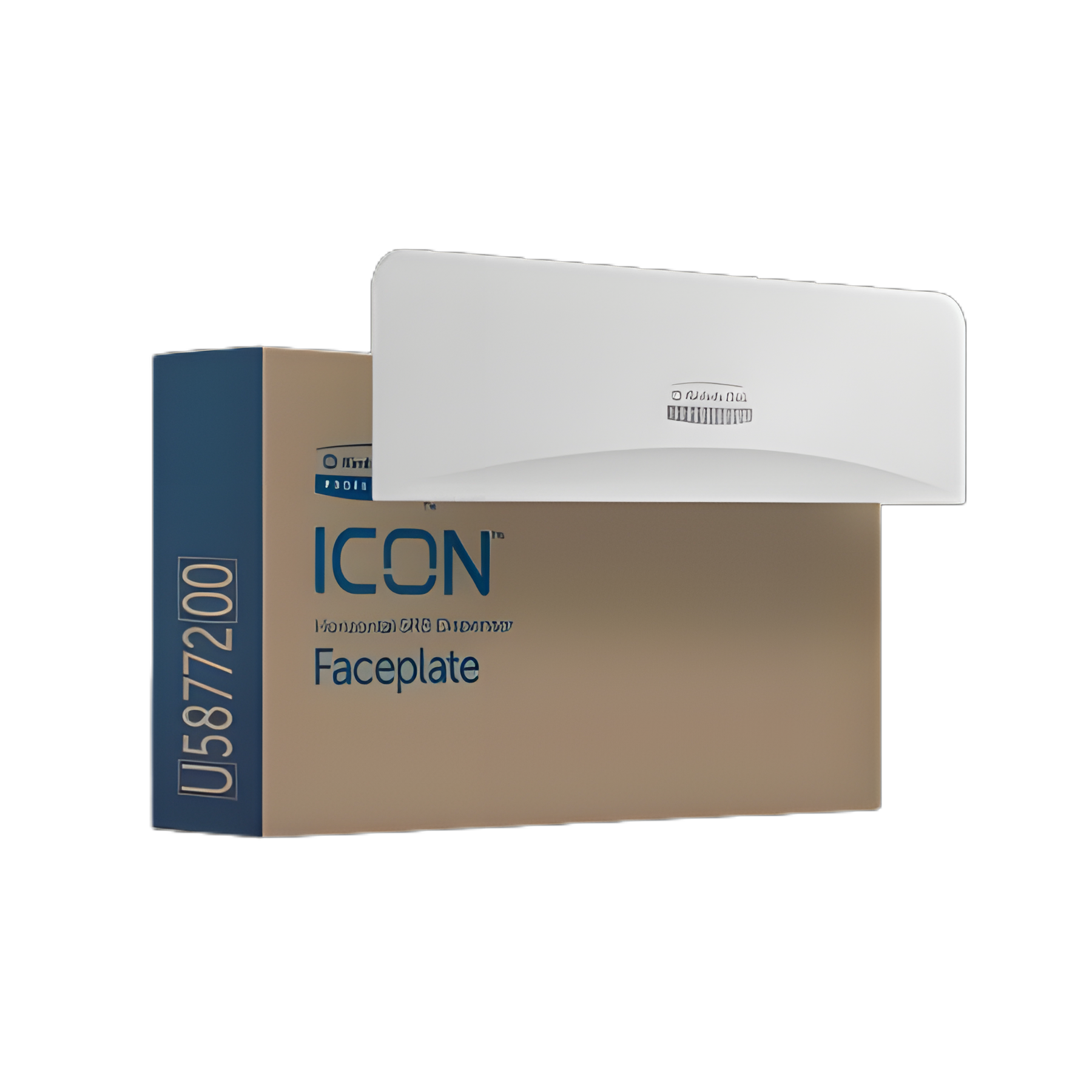 Toilet Tissue Dispenser Faceplate Kimberly-Clark Professional™ ICON™ White Mosaic, 1-1/2 X 3-1/2 X 12 Inch