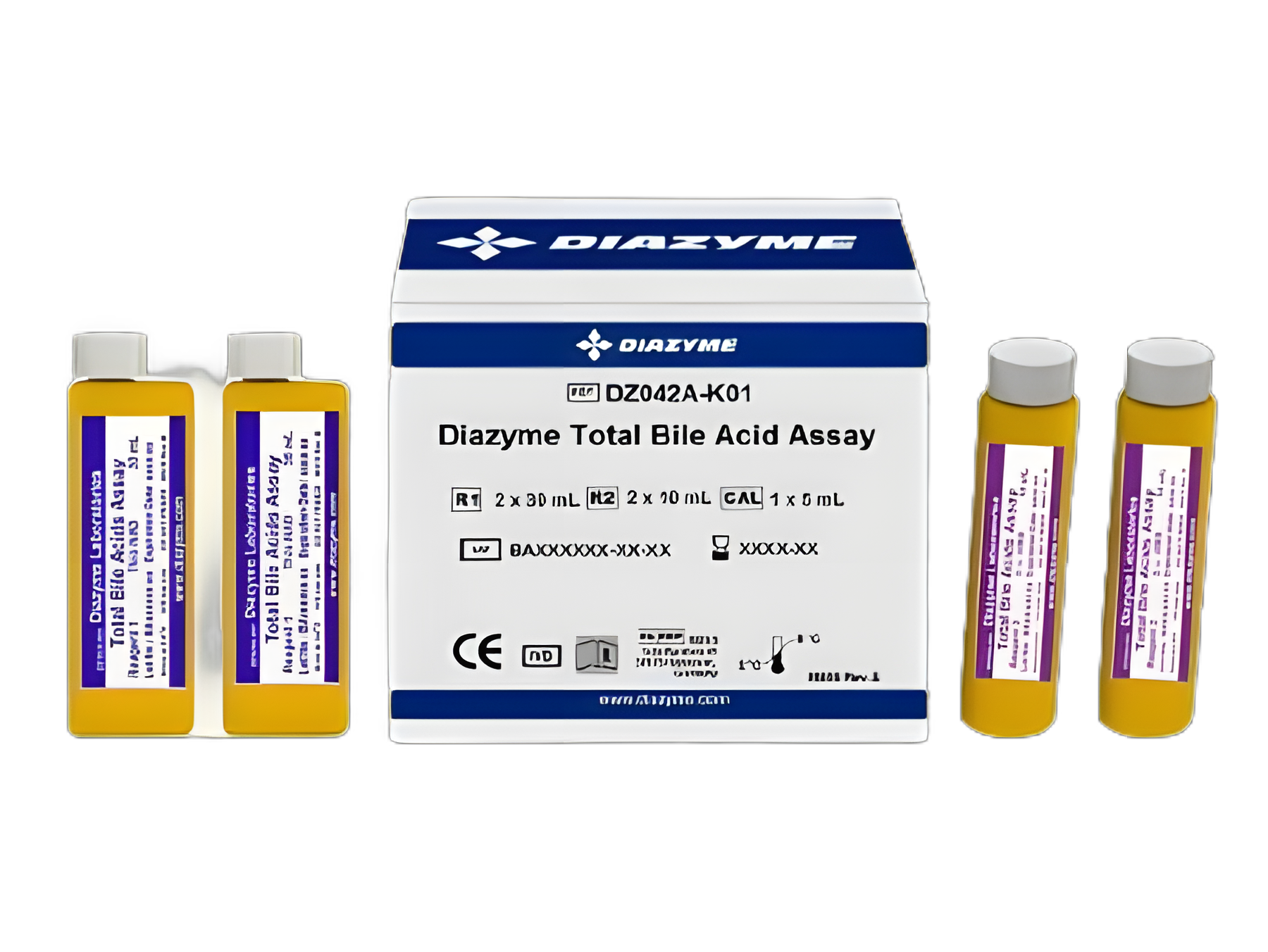 Diazyme Total Bile Acids Assay Kit for Automated Chemistry Analyzers - 200 Tests