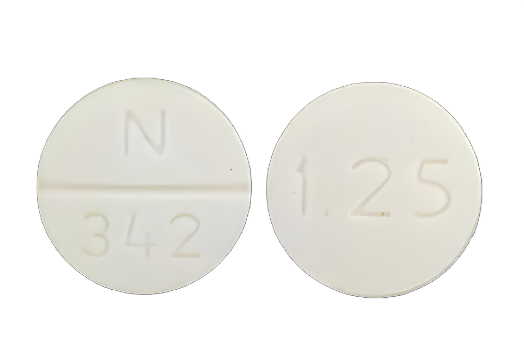 Glyburide 1.25 mg Tablet Bottle 100 Tablets - 00093834201
