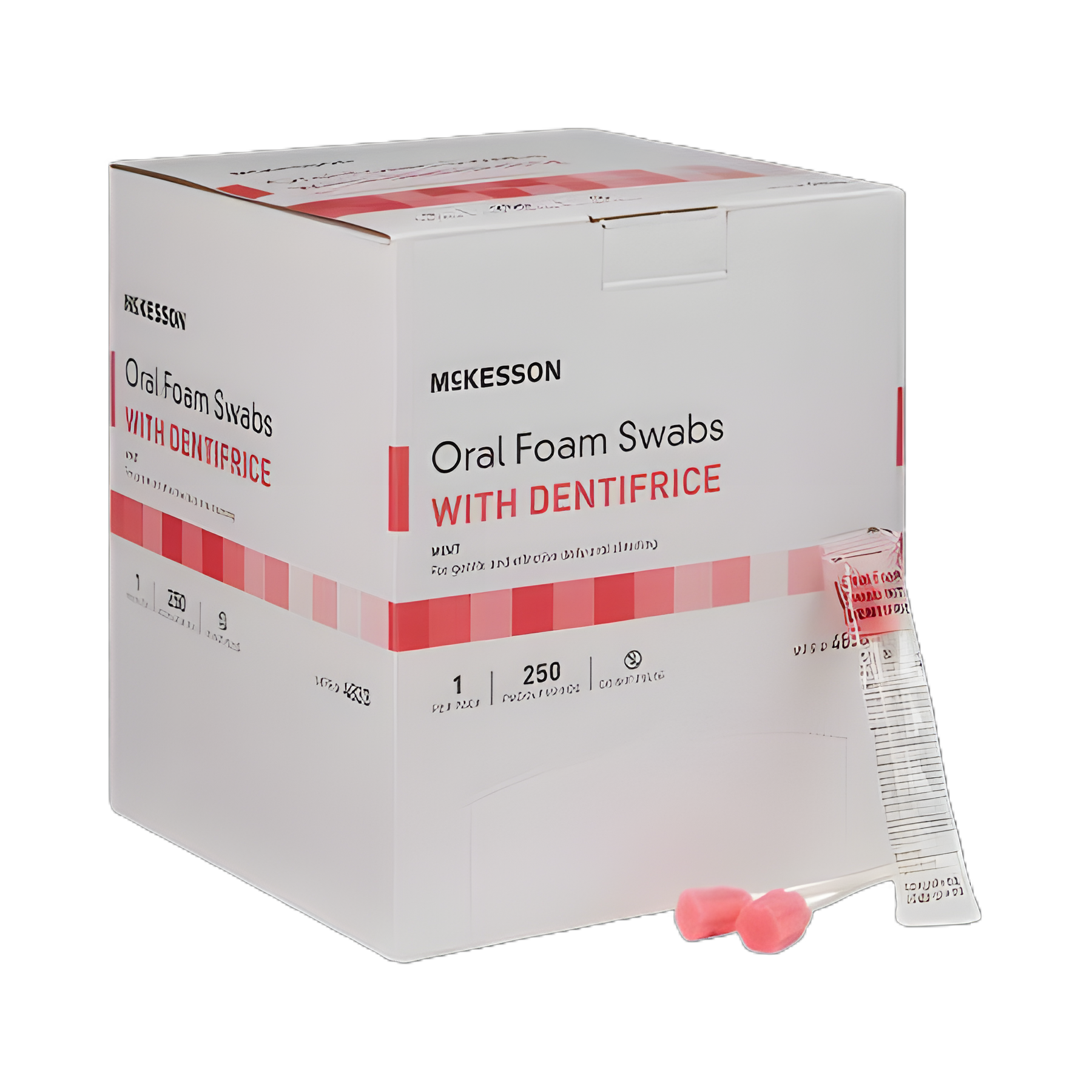 Oral Swab McKesson Dentifrice Foam Tip 1 per Pack