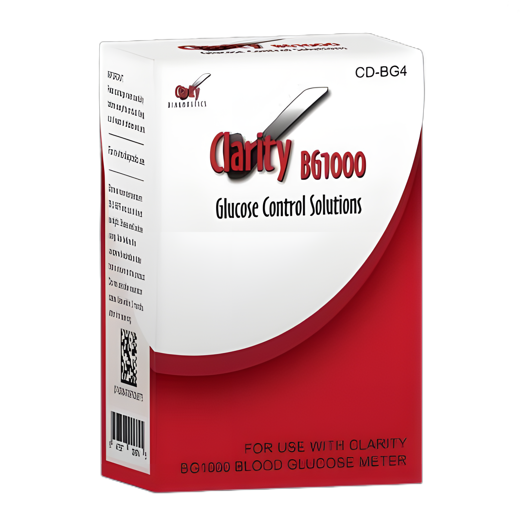 Clarity BG1000 Diabetes Management Test Control Set - Normal & High Blood Glucose Levels