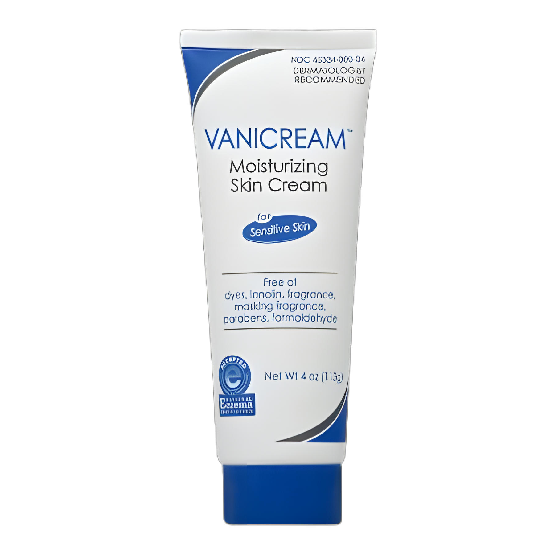 Hand and Body Moisturizer Vanicream® 4 oz. Tube Unscented Cream