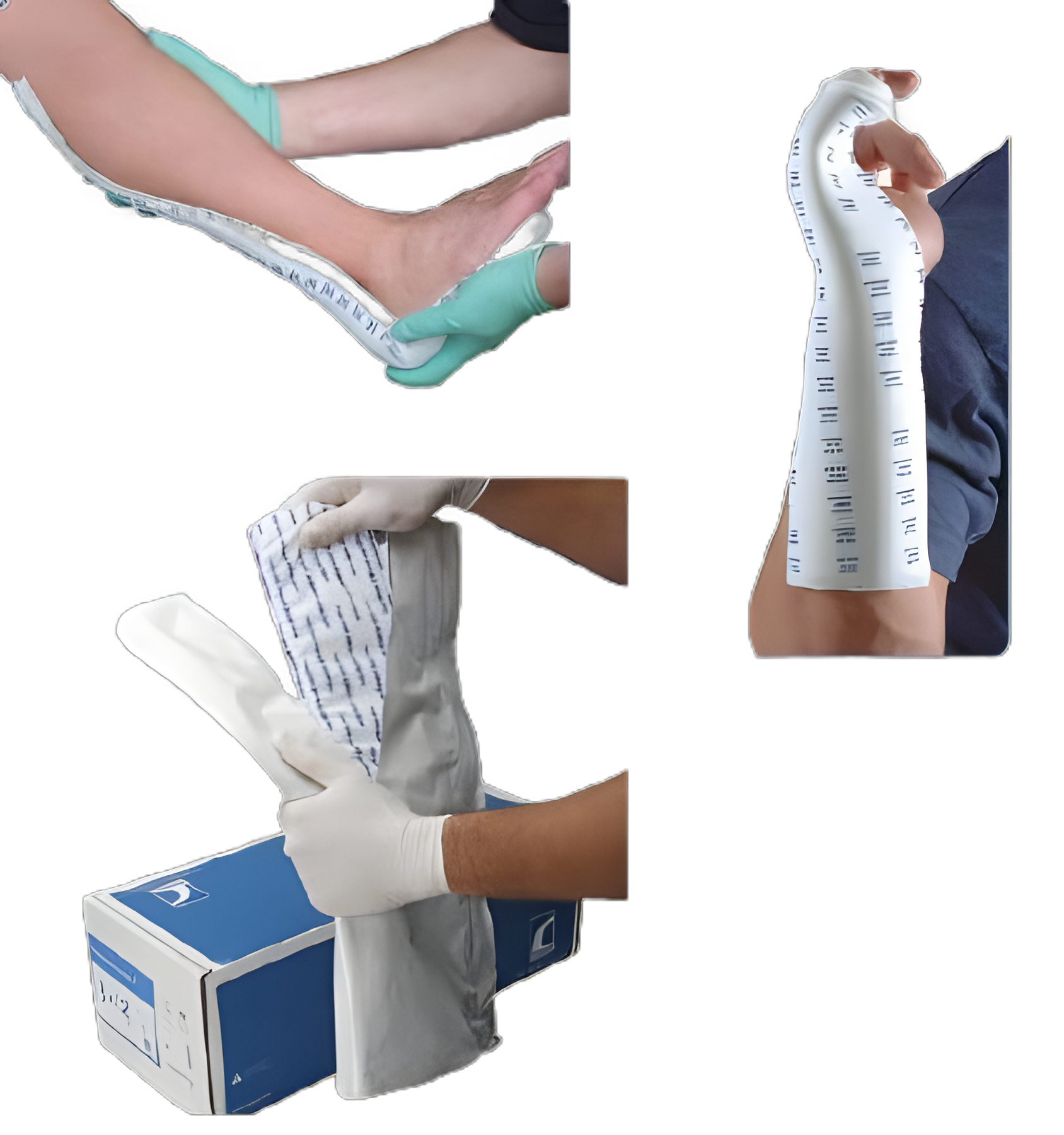 Padded Precut Splint TechForm® 5 X 30 Inch Fiberglass White