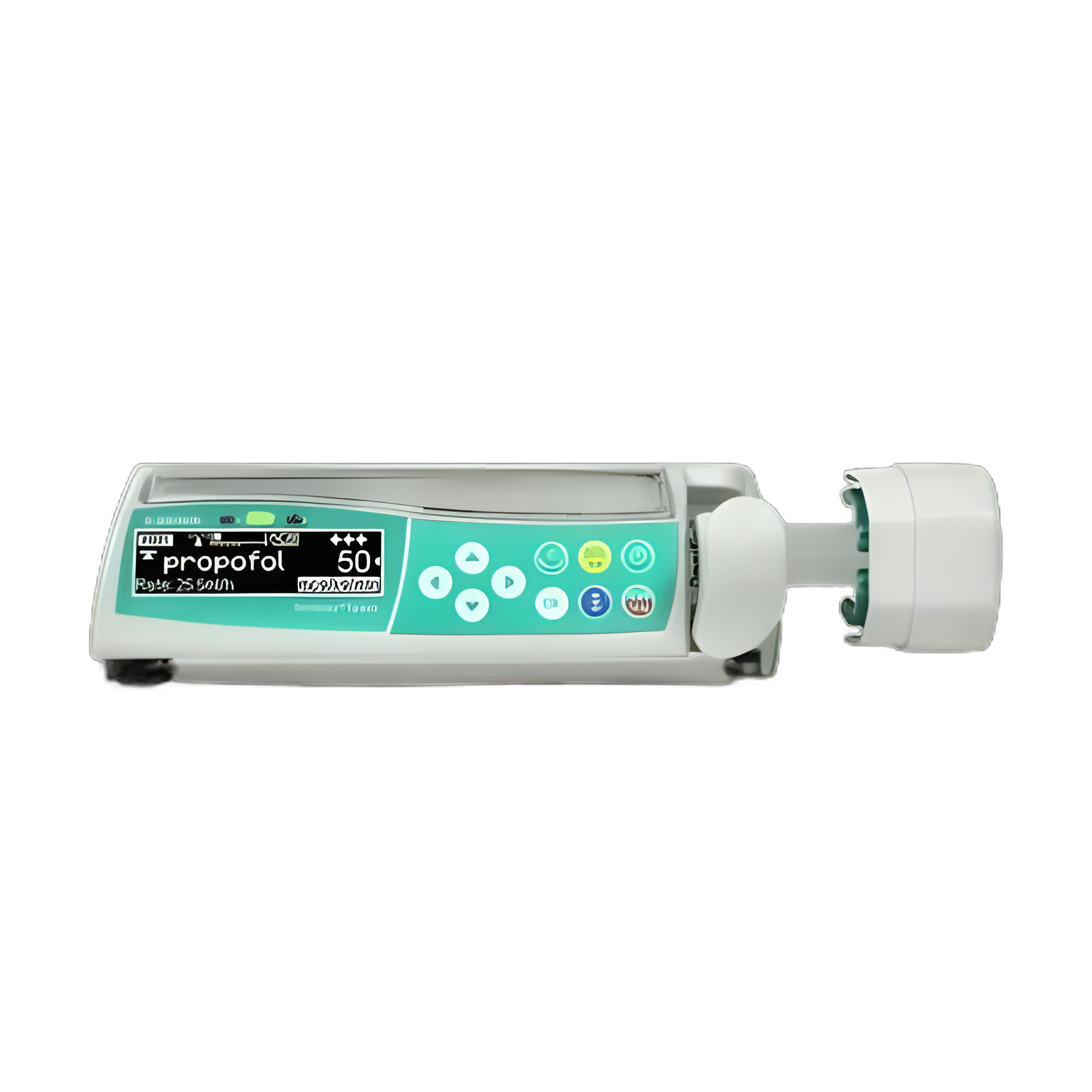 Syringe Infusion Pump Perfusor® Space® Ni-MH, Lithium Ion Battery Wireless 3 to 60 mL Syringe 0.01 to 99.99 mL/h in stages from 0.01 mL/h100.0 – 999.9 mL/h in stages from 0.1 mL/h - 8713031U