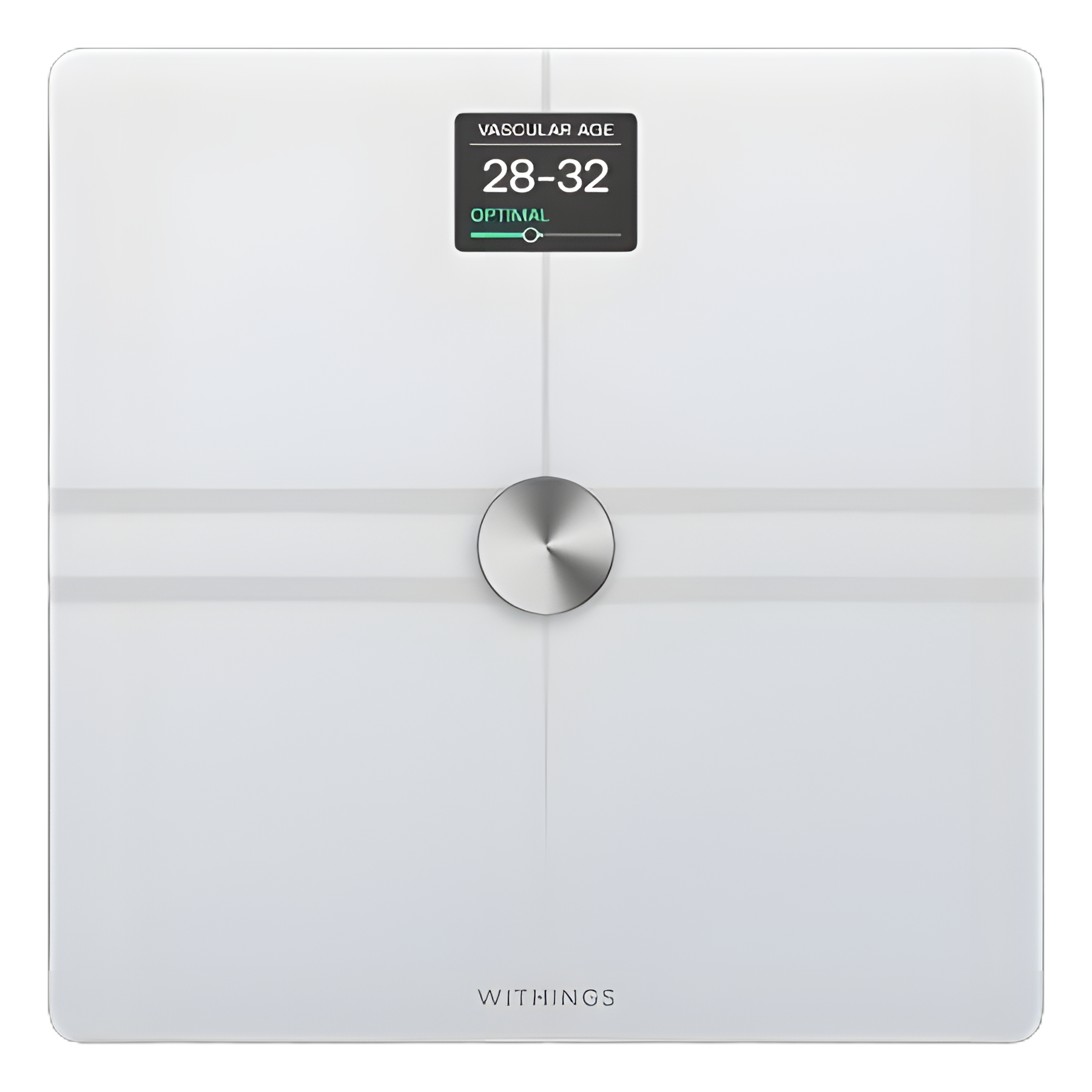Complete Body Composition Analyzer Stand On Withings Digital Display 5 -> 200kg (9 -> 440lb) White