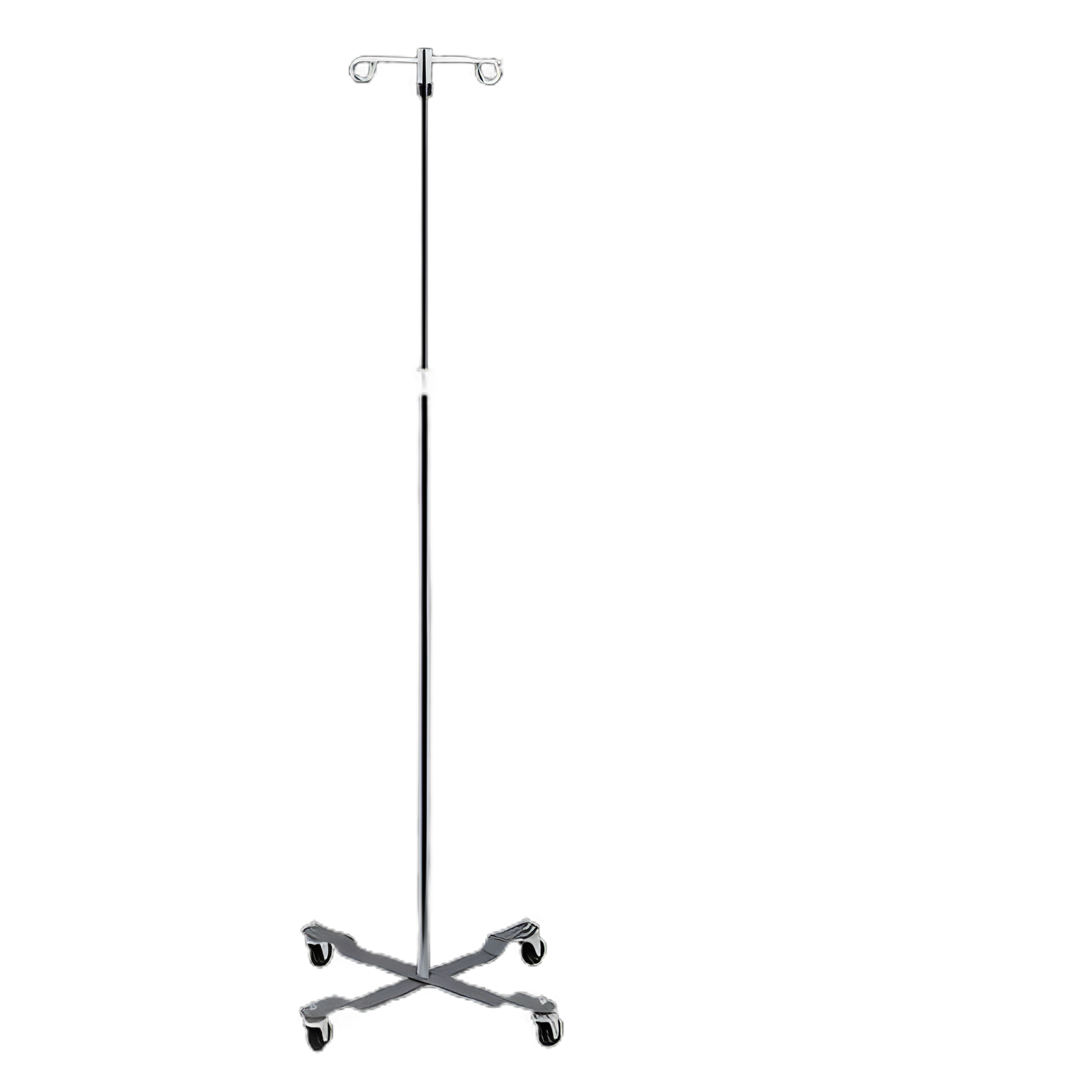 Economy IV Pole with 2 Ram Horn Hooks and Epoxy Coated 4-Leg Base