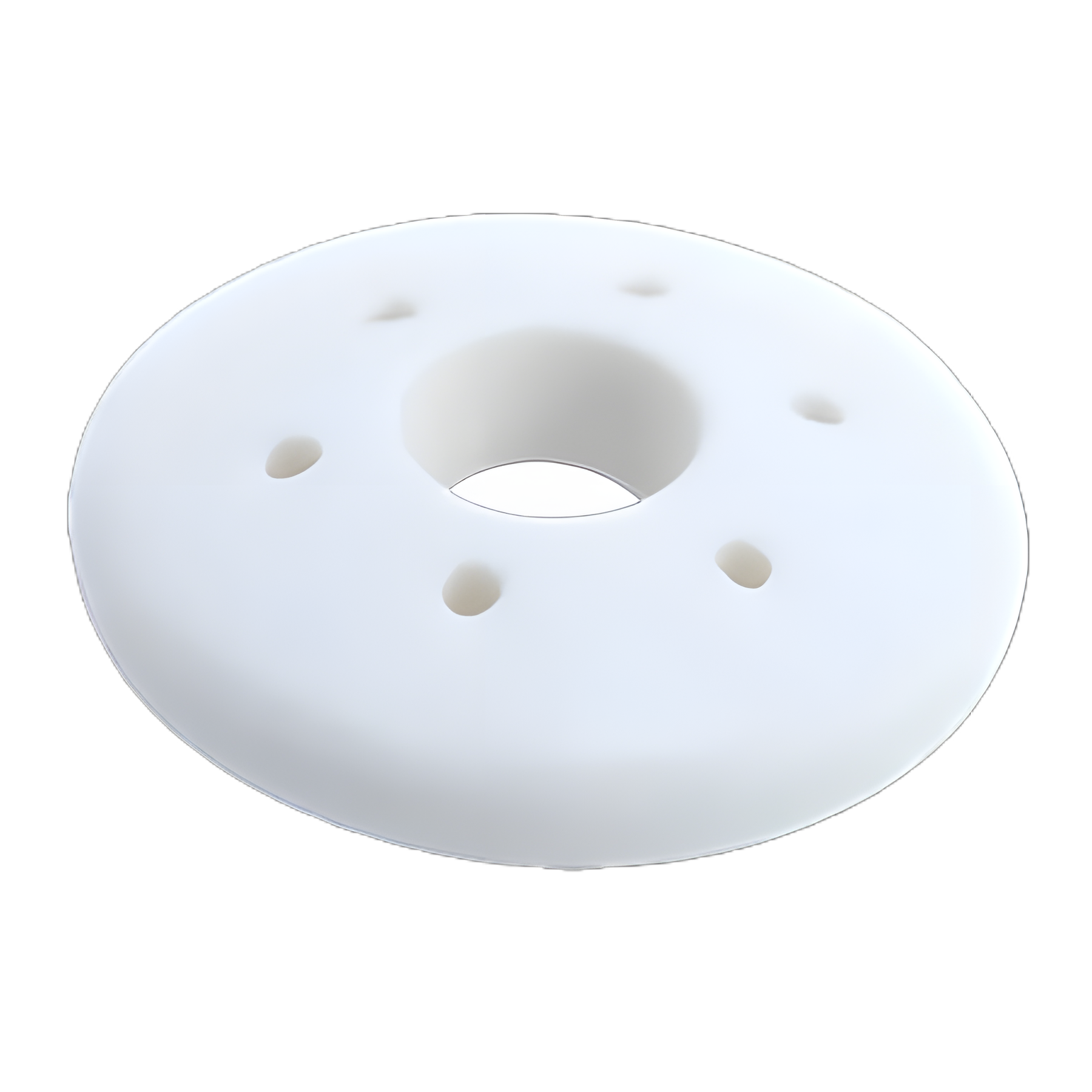 Pessary Shaatz with Drainage Holes Size 5 Silicone for Uterine Prolapse & Cystocele