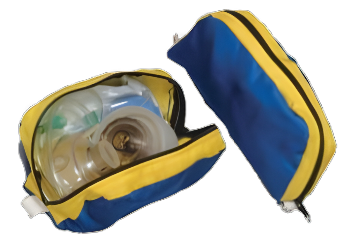 EMS Pediatric Airway Pouch in Blue/Yellow - Essential for Infant Resuscitation