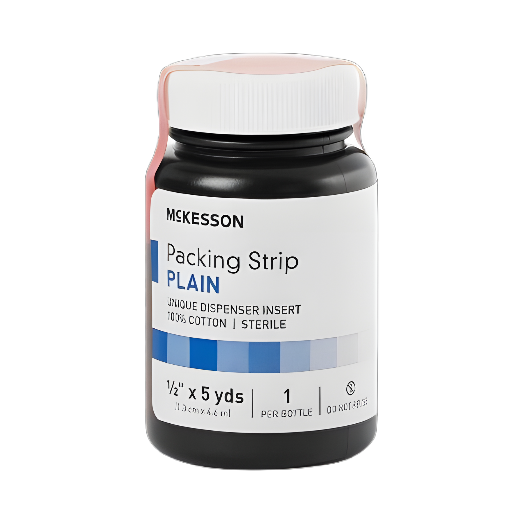Wound Packing Strip McKesson Non-impregnated 1/2 Inch X 5 Yard Sterile Plain