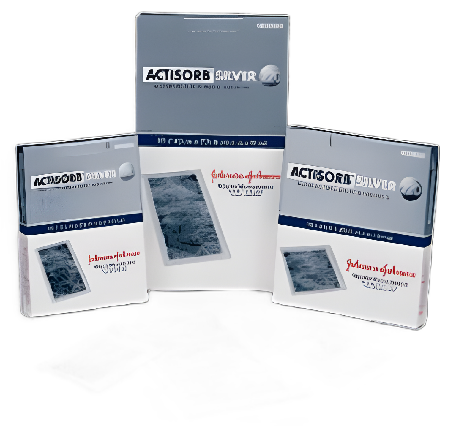 Silver Charcoal Dressing 3M™ Actisorb™ Silver 220 4-1/8 X 7-1/2 Inch Rectangle Sterile
