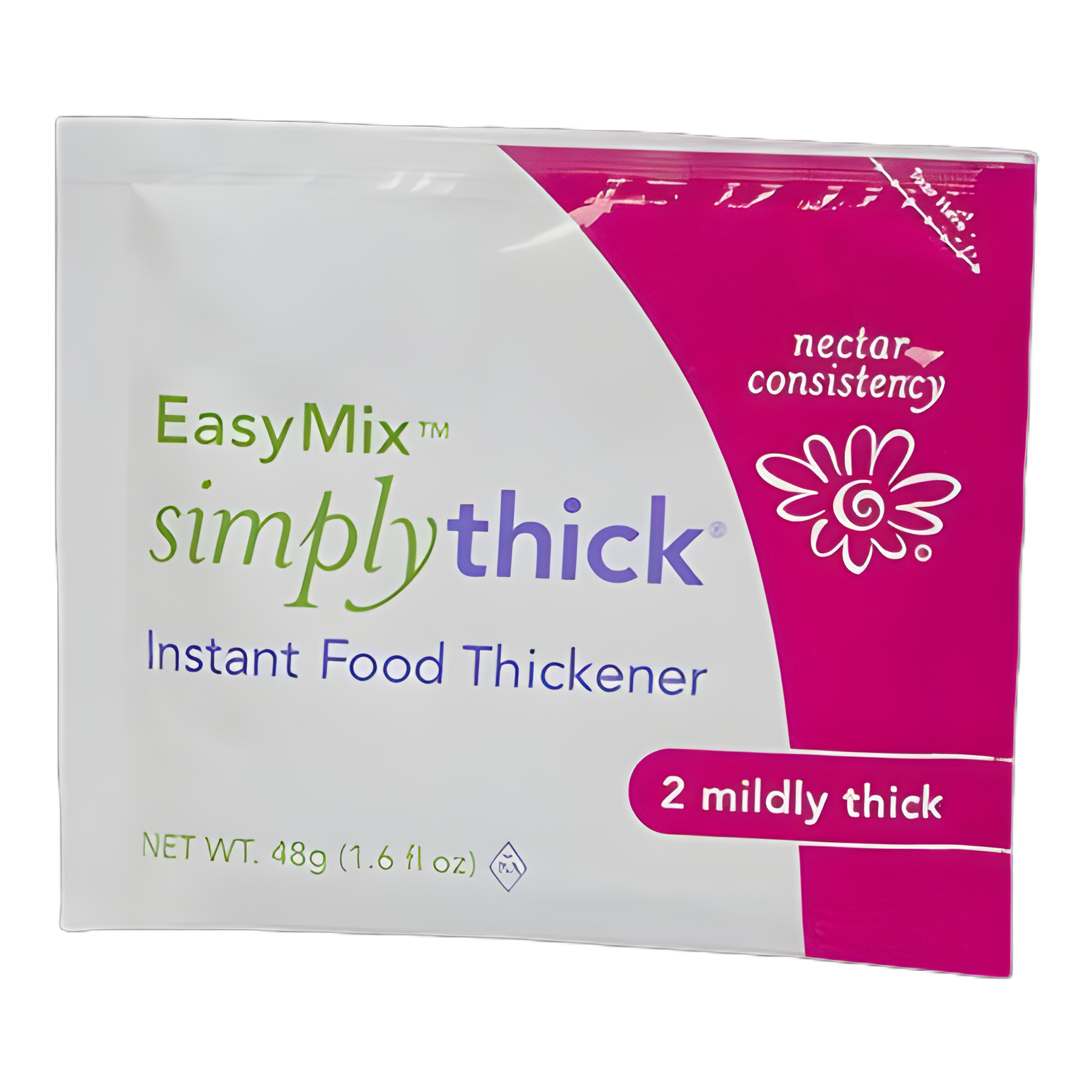 SimplyThick EasyMix Food and Beverage Thickener, 48g Packet, IDDSI Level 2