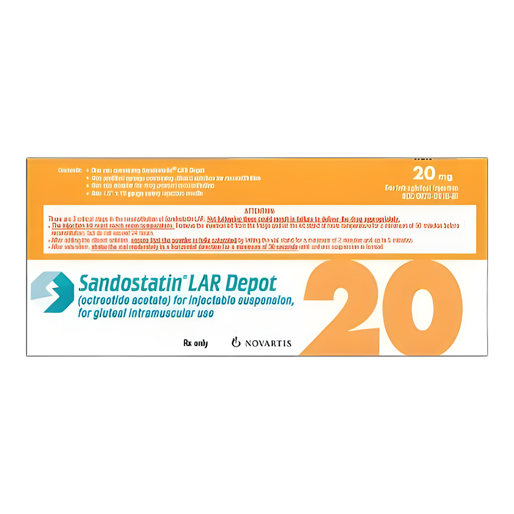 Sandostatin® LAR Depot Octreotide Acetate 20 mg Injection Vial