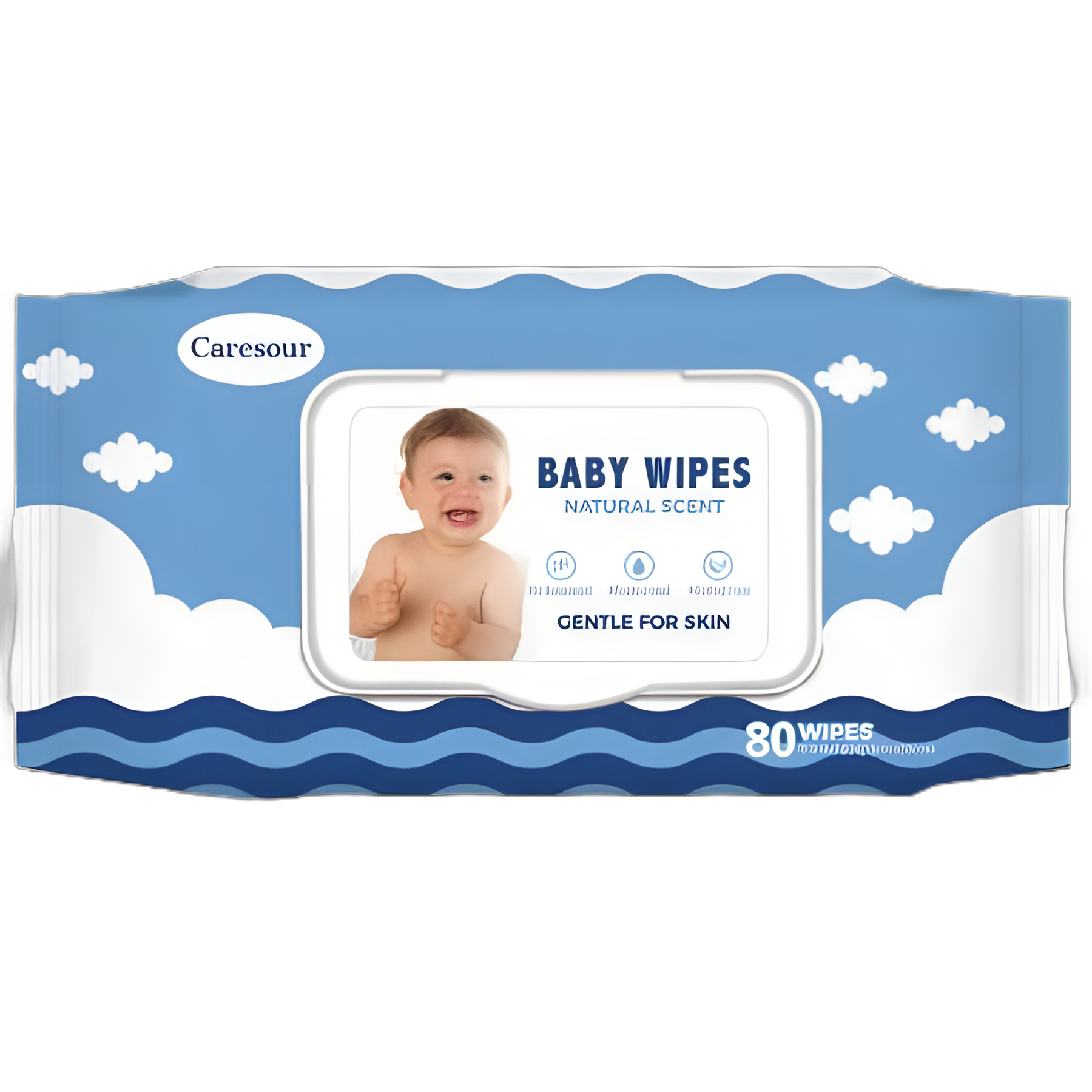 Baby Wipe CareSour Soft Pack Scented 80 Count