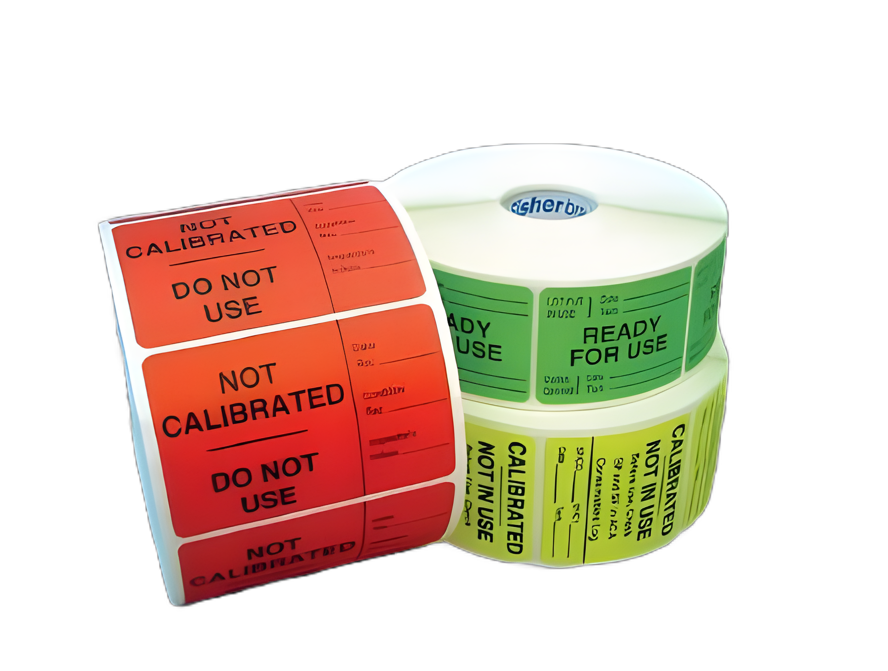 Fisherbrand™ Advisory Label Yellow - Not Calibrated, DO NOT USE, 1.87 X 1.87 Inch