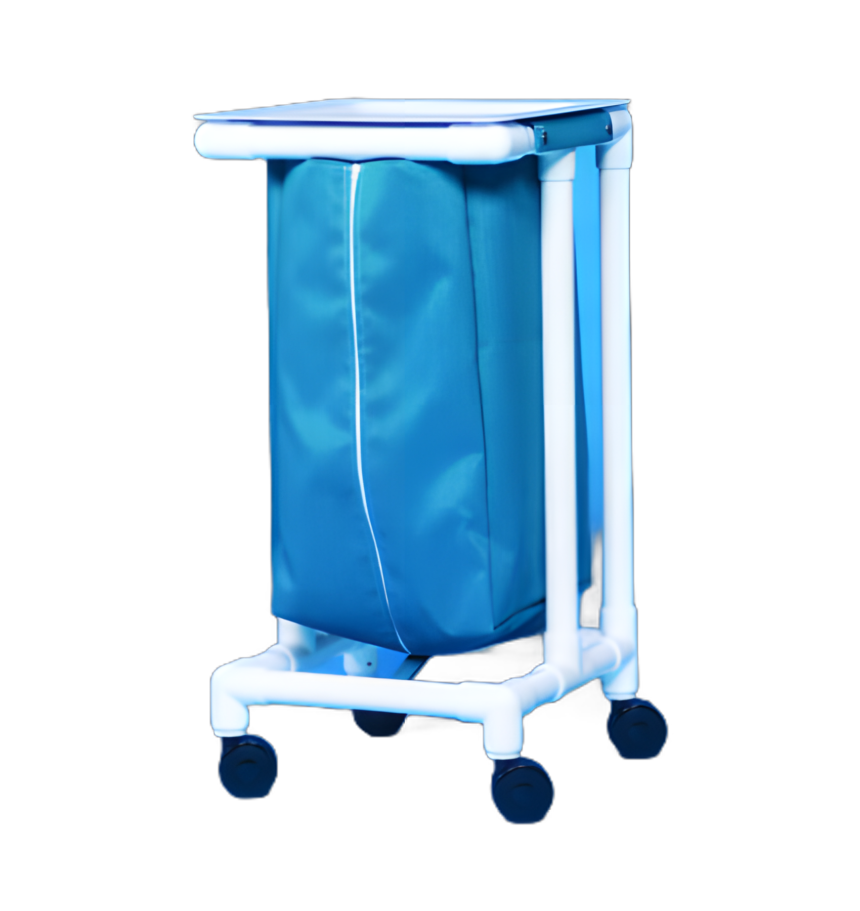 Single Hamper with Bag Select 4 Casters 39 gal. - ELH-01-ZF - 2