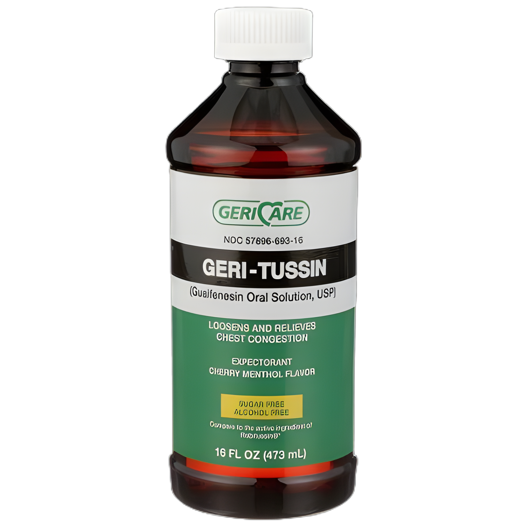 Cold and Cough Relief Geri-Care® 100 mg / 5 mL Strength Liquid 16 oz.