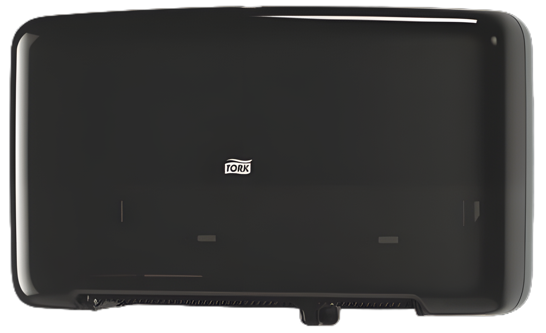 TorkSelect™ Elevation Double Roll Toilet Tissue Dispenser - Black Plastic, Wall Mount