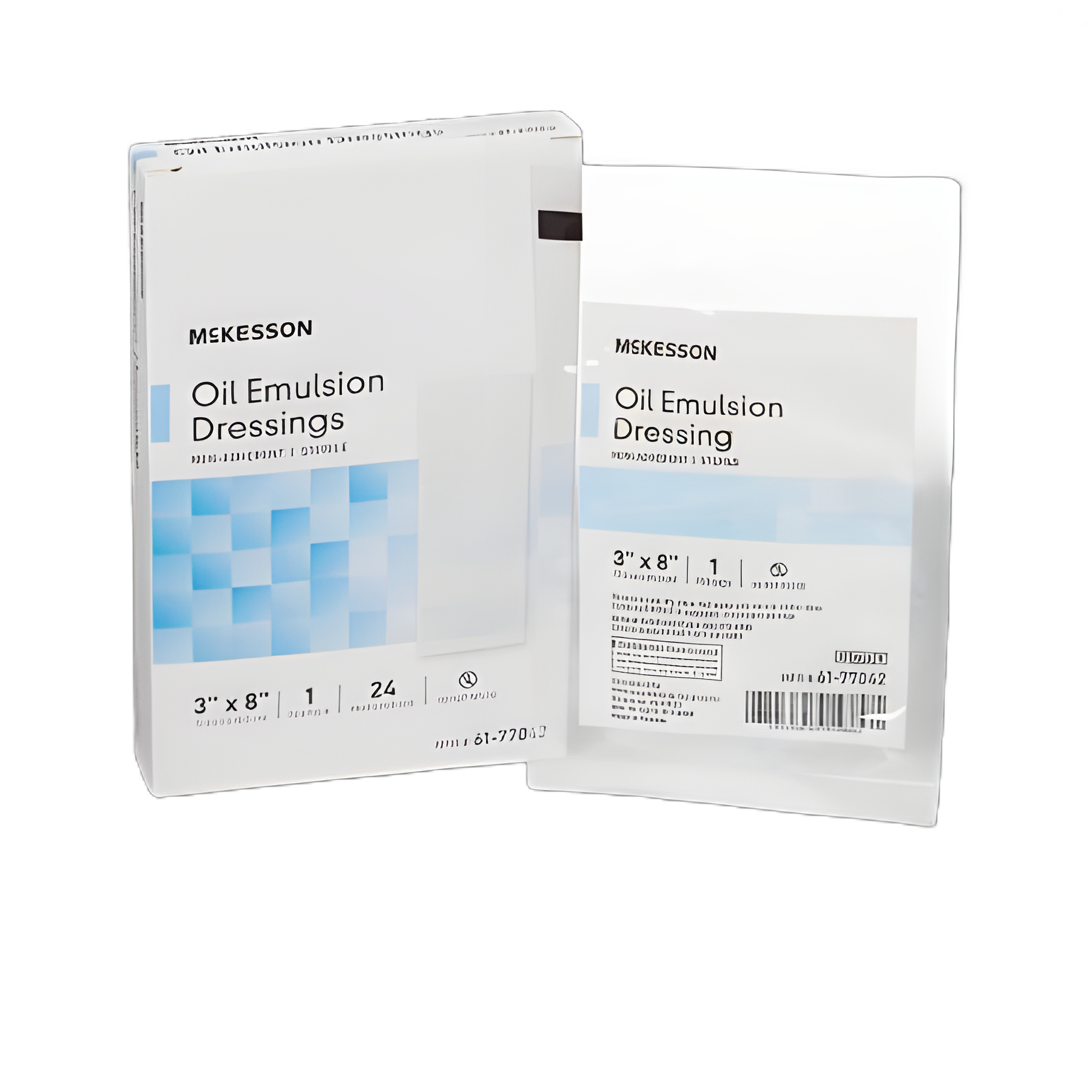 Oil Emulsion Impregnated Dressing McKesson Rectangle 3 X 8 Inch Sterile