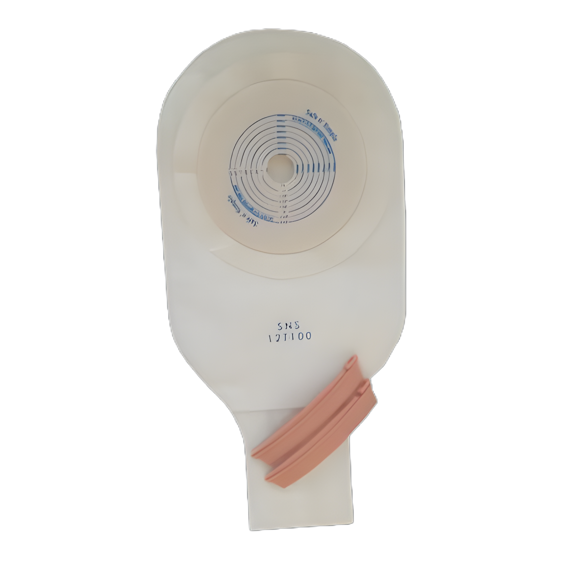 Safe n' Simple One-Piece Ostomy Pouch, 12 Inch, Drainable - SNS12T100