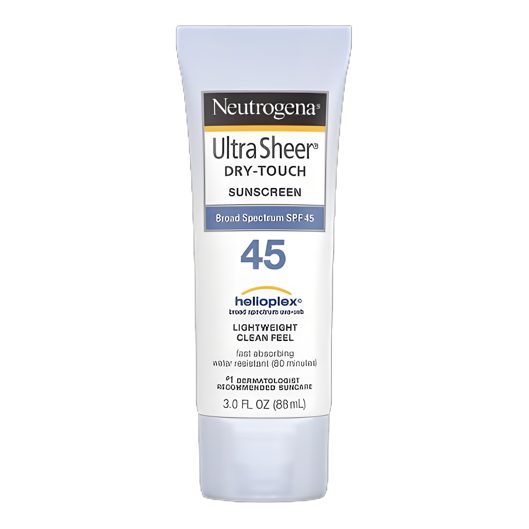 Sunscreen Neutrogena®Ultra Sheer® Dry Touch SPF 45 Lotion 3 oz. Tube