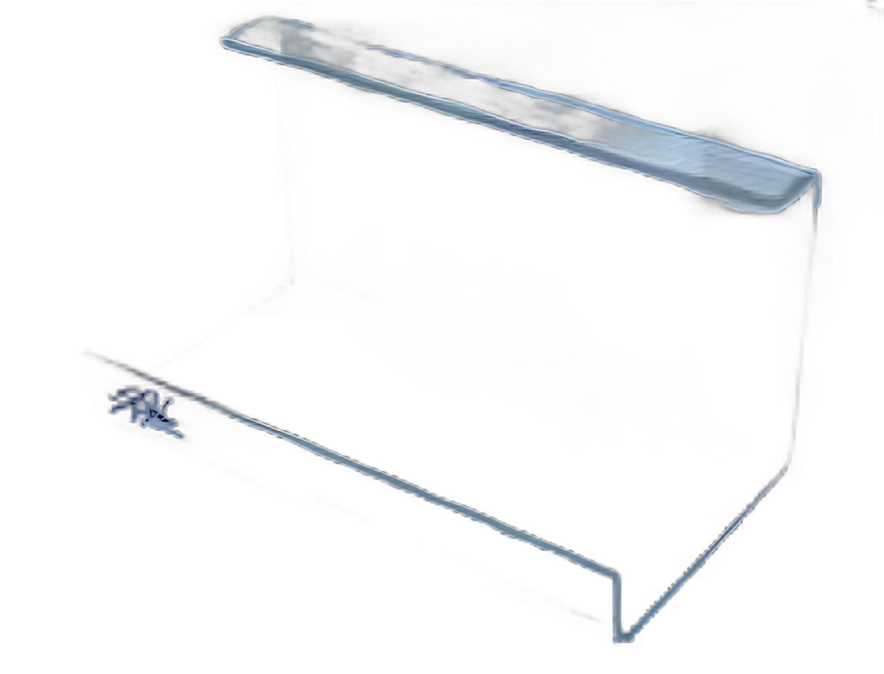 PDC® Clear Plastic Skin Marker Dispenser for 4 Boxes - Surface Mount
