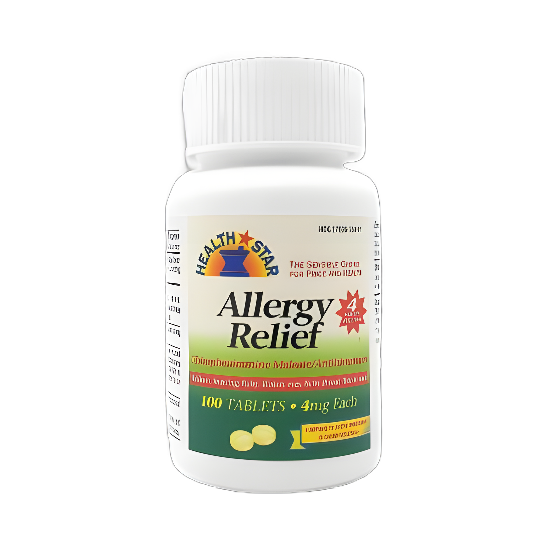 Allergy Relief McKesson Brand 4 mg Strength Tablet 100 per Bottle