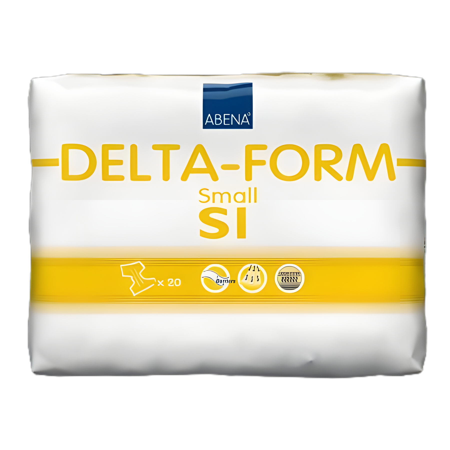 Unisex Adult Incontinence Brief Abena® Delta-Form Small Disposable Moderate Absorbency