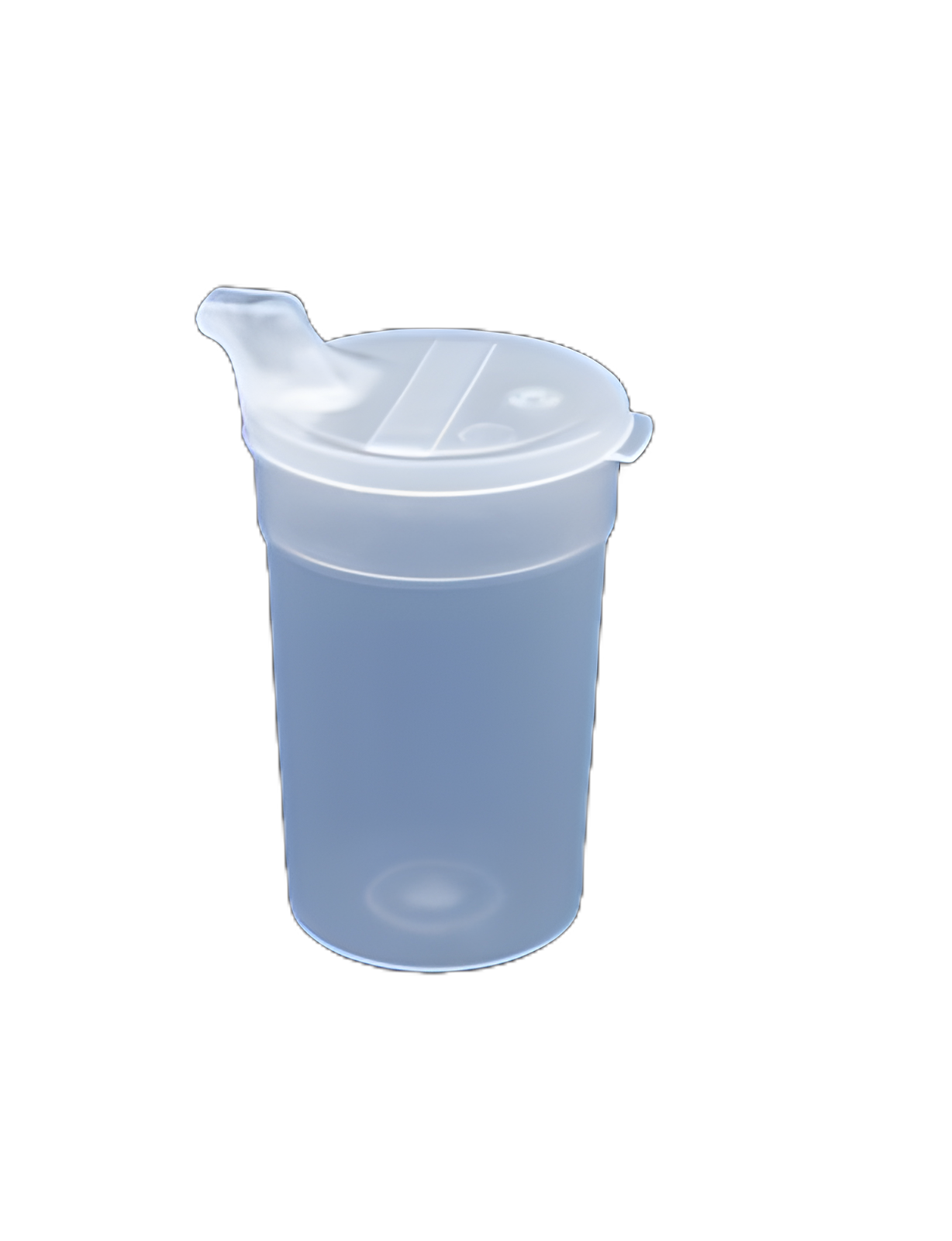 Graduated ADL Feeding Cup 8 oz. - Clear, Reusable for Easy Swallowing