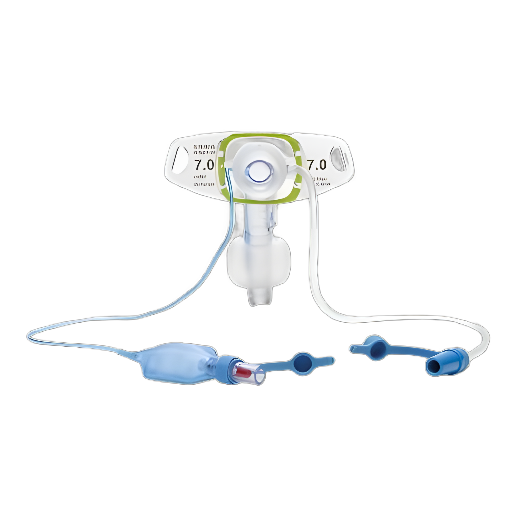 Portex BLUselect Suctionaid Cuffed Tracheostomy Tube with Dual Inner Cannulas, 7.5mm Adult Size