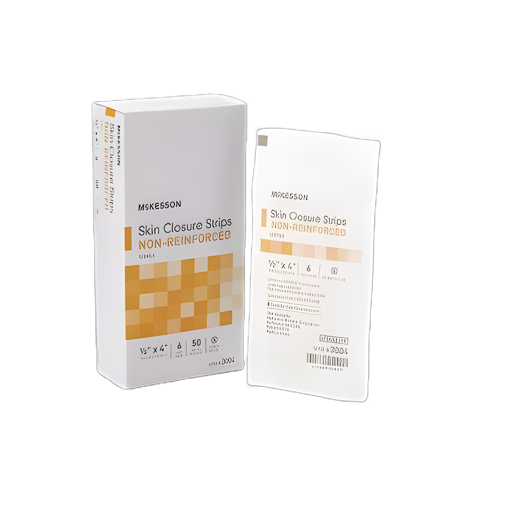 Skin Closure Strip McKesson 1/2 X 4 Inch Nonwoven Material Flexible Strip Tan