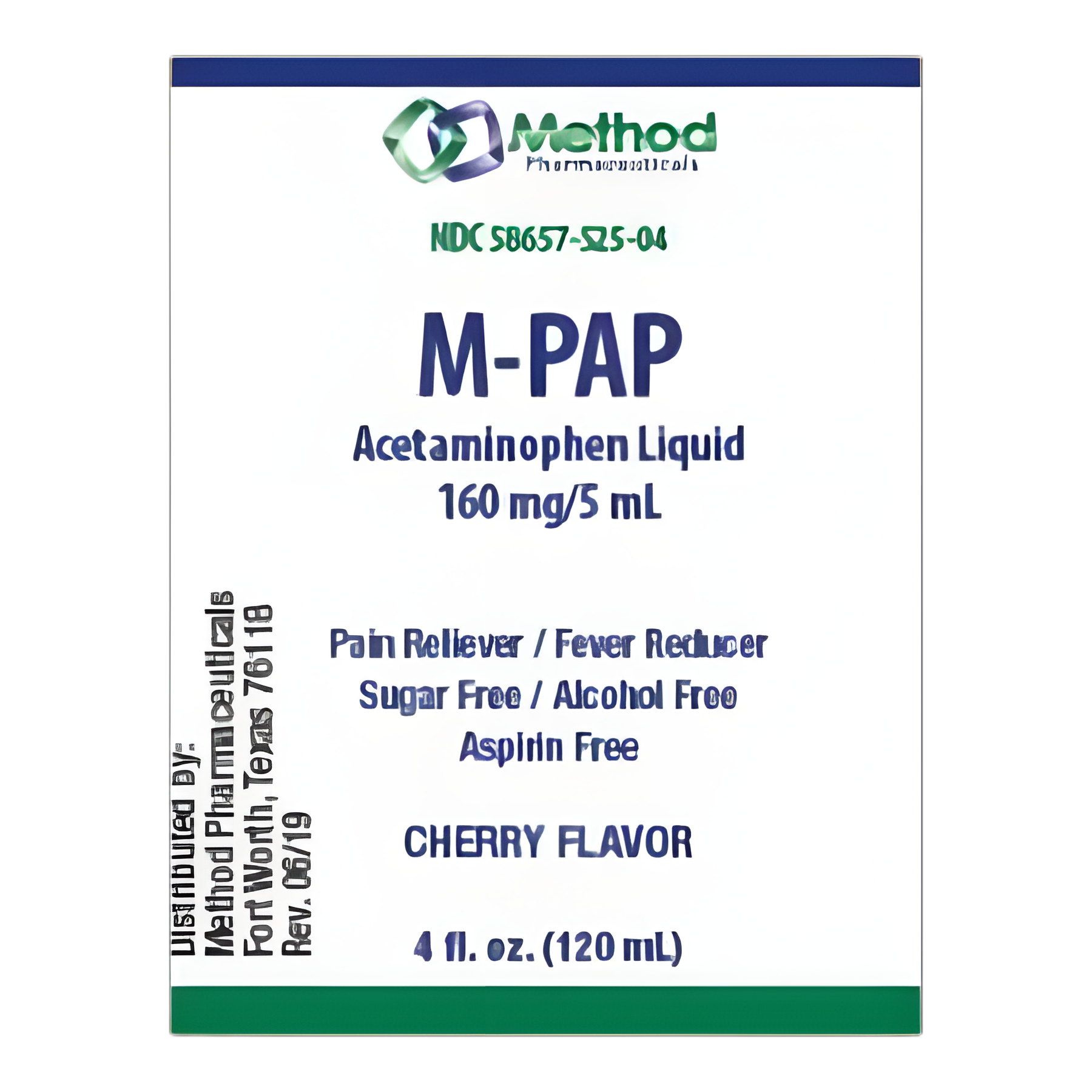 Method Pharmaceuticals Analgesic Liquid 160 mg / 5 mL - Pain Relief Medication