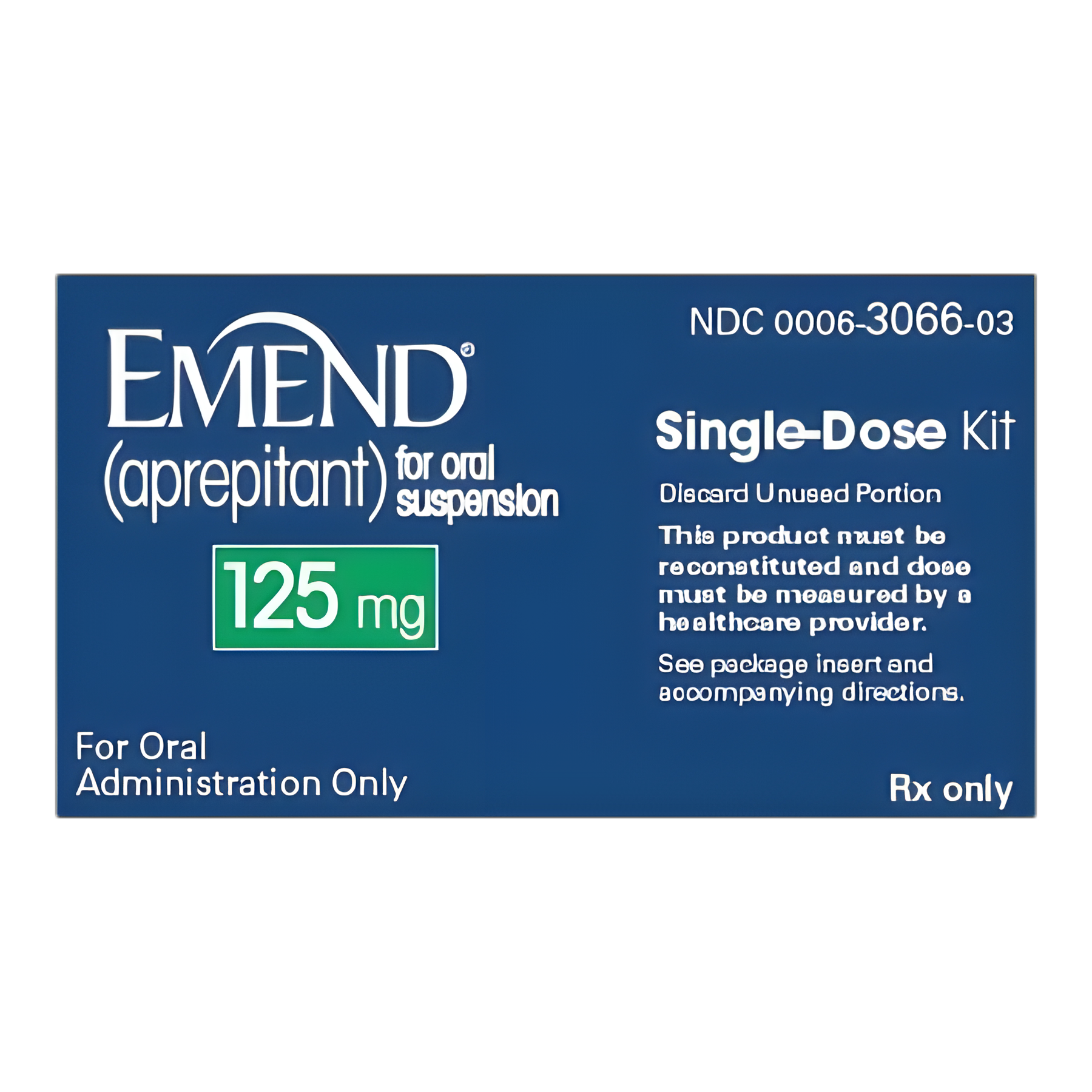 Neurokinin-1 Receptor Antagonist Emend® Aprepitant 125 mg Powder for Suspension Single-Dose Kit 1 Kit