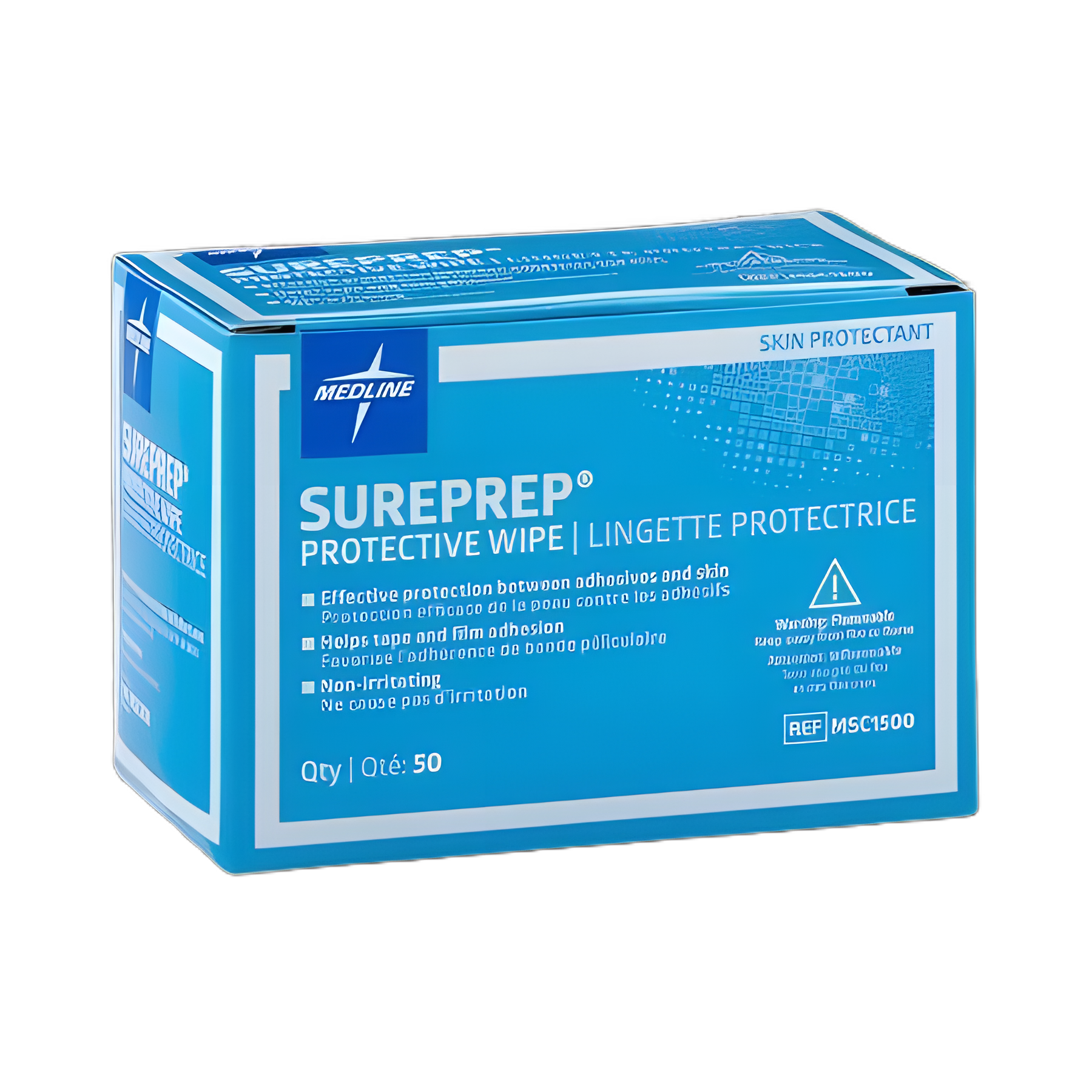 Skin Barrier Wipe Sureprep® 40 to 80% Strength Isopropyl Alcohol Individual Packet NonSterile