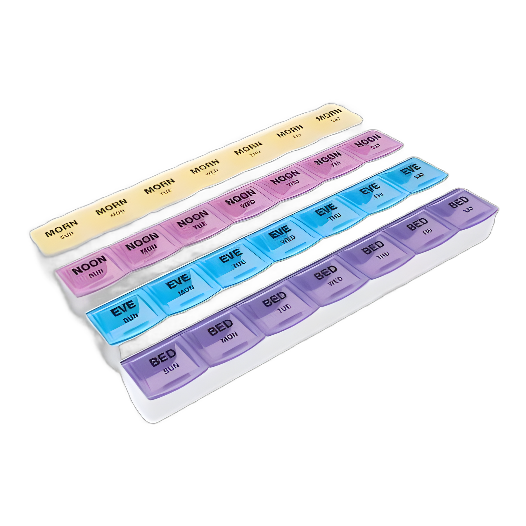 Mediplanner® 7-Day 4-Dose Pill Organizer - Model 85-0101