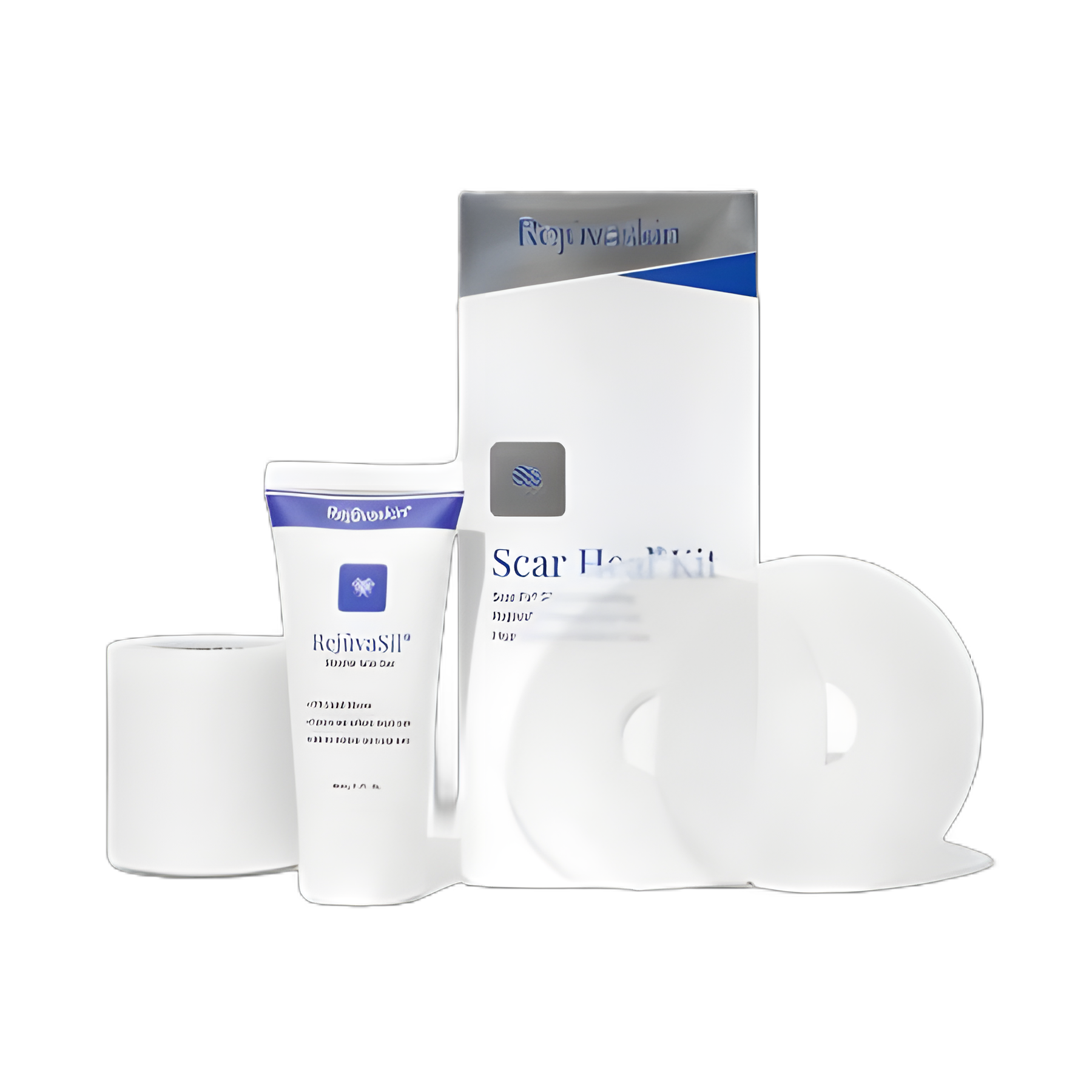 Rejuvaskin Scar Heal Scar Management Kit - 3 Inch Circle Silicone Gel Sheet for Scar Reduction
