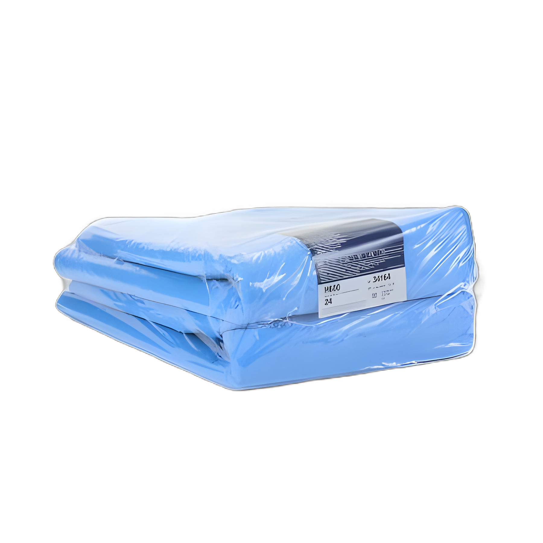 QUICK CHECK* H600 Sterilization Wrap White / Blue 45 X 45 Inch Dual Layer SMS Polypropylene Steam / EO Gas / Hydrogen Peroxide
