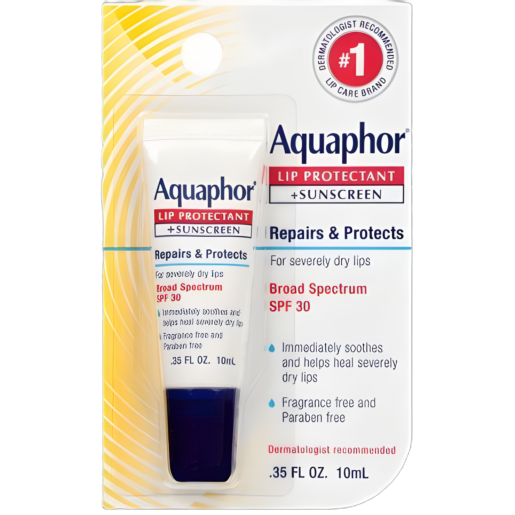 Lip Balm Aquaphor® Lip Protectant + Sunscreen .35 oz. Tube