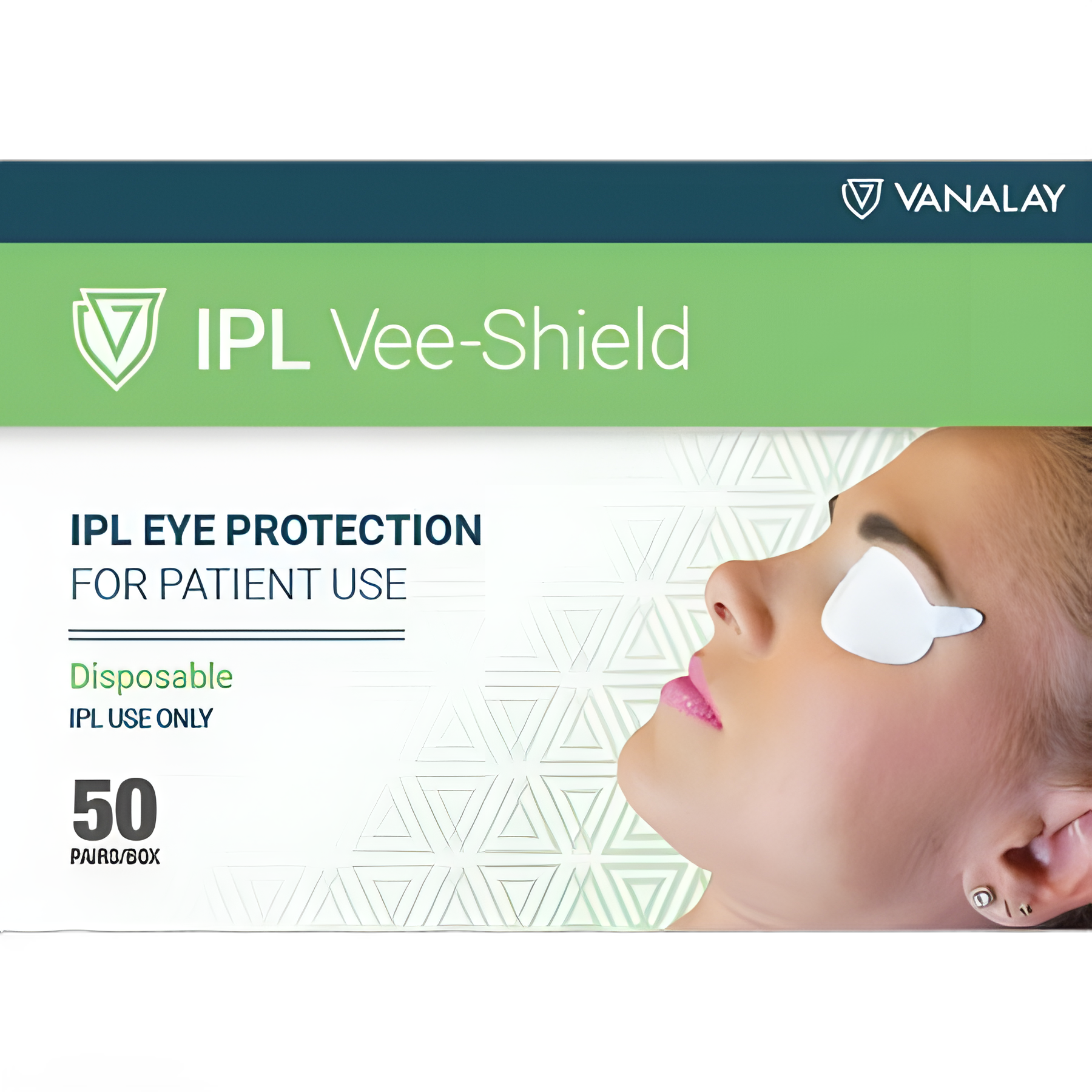 IPL Eye Protector Vee-Shield by Vanalay - Aluminum, One Size Fits Most