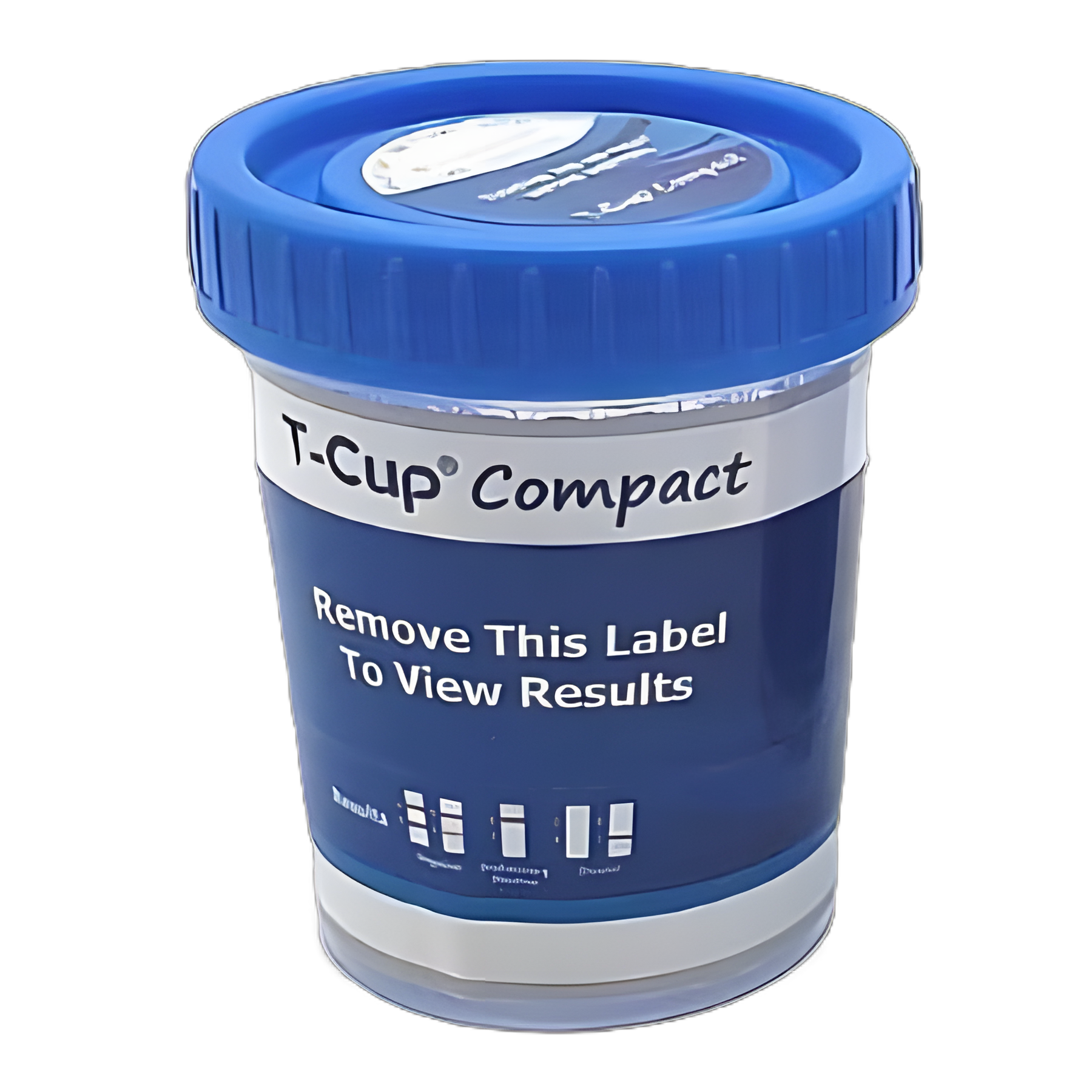Drugs of Abuse Test Kit T-Cup® Compact AMP, BUP, BZO, COC, mAMP/MET, MTD, OPI300 (MOP), OXY, THC 25 Tests CLIA Waived