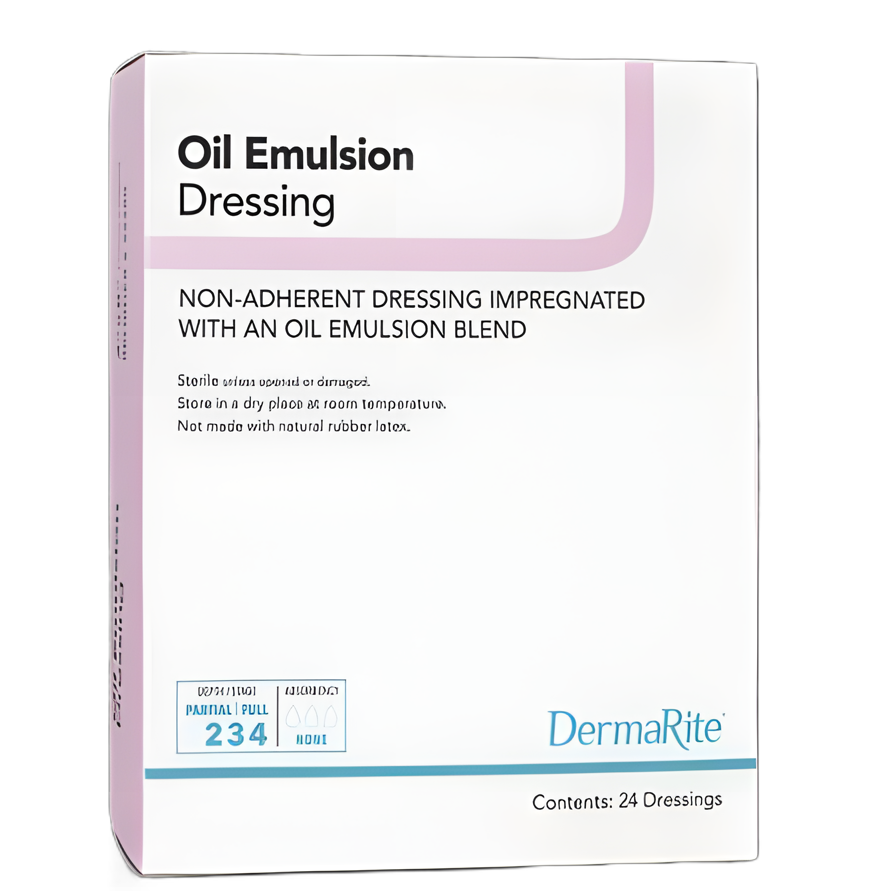 DermaRite® 3x3 Inch Oil Emulsion Impregnated Dressing - Sterile, Non-Adherent Gauze