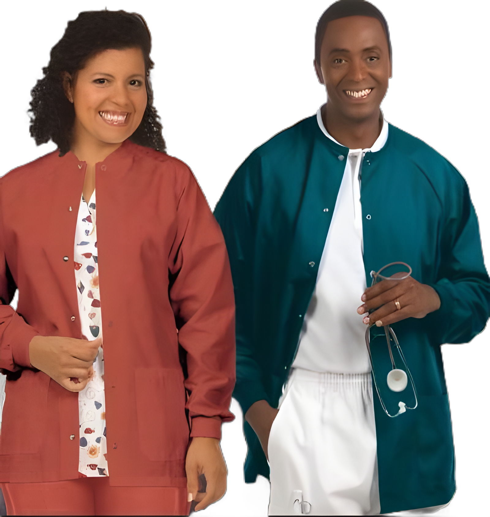 Warm-Up Jacket Navy Blue X-Small Hip Length 65% Polyester / 35% Cotton Reusable - 7696-XS